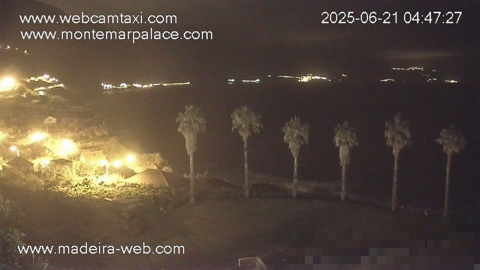 Ponta Delgada Coast  Live Cam from Monte Mar Palace Hotel - Sao Vicente, Madeira, Portugal