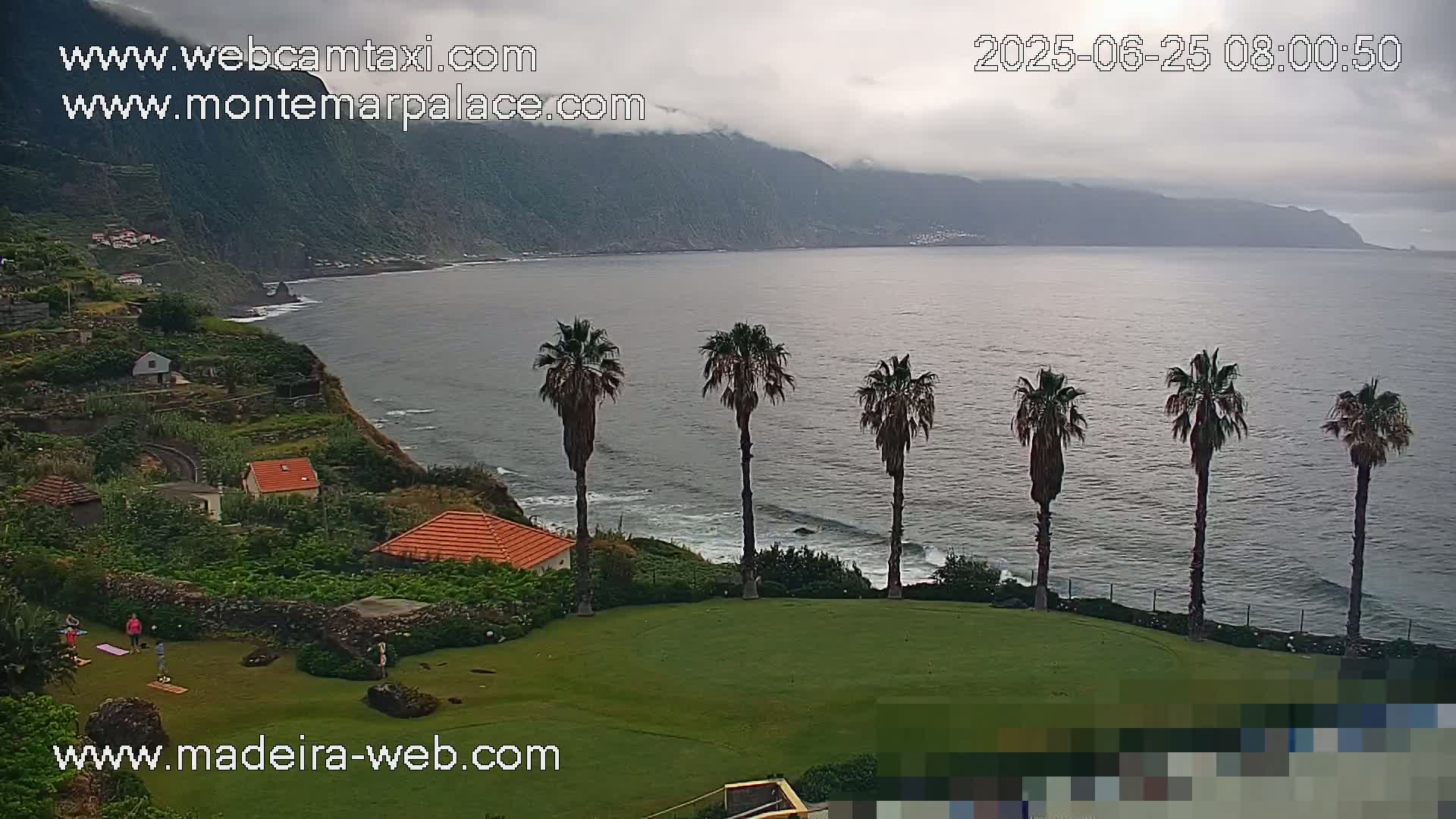 Ponta Delgada Coast  Live Cam from Monte Mar Palace Hotel - Sao Vicente, Madeira, Portugal