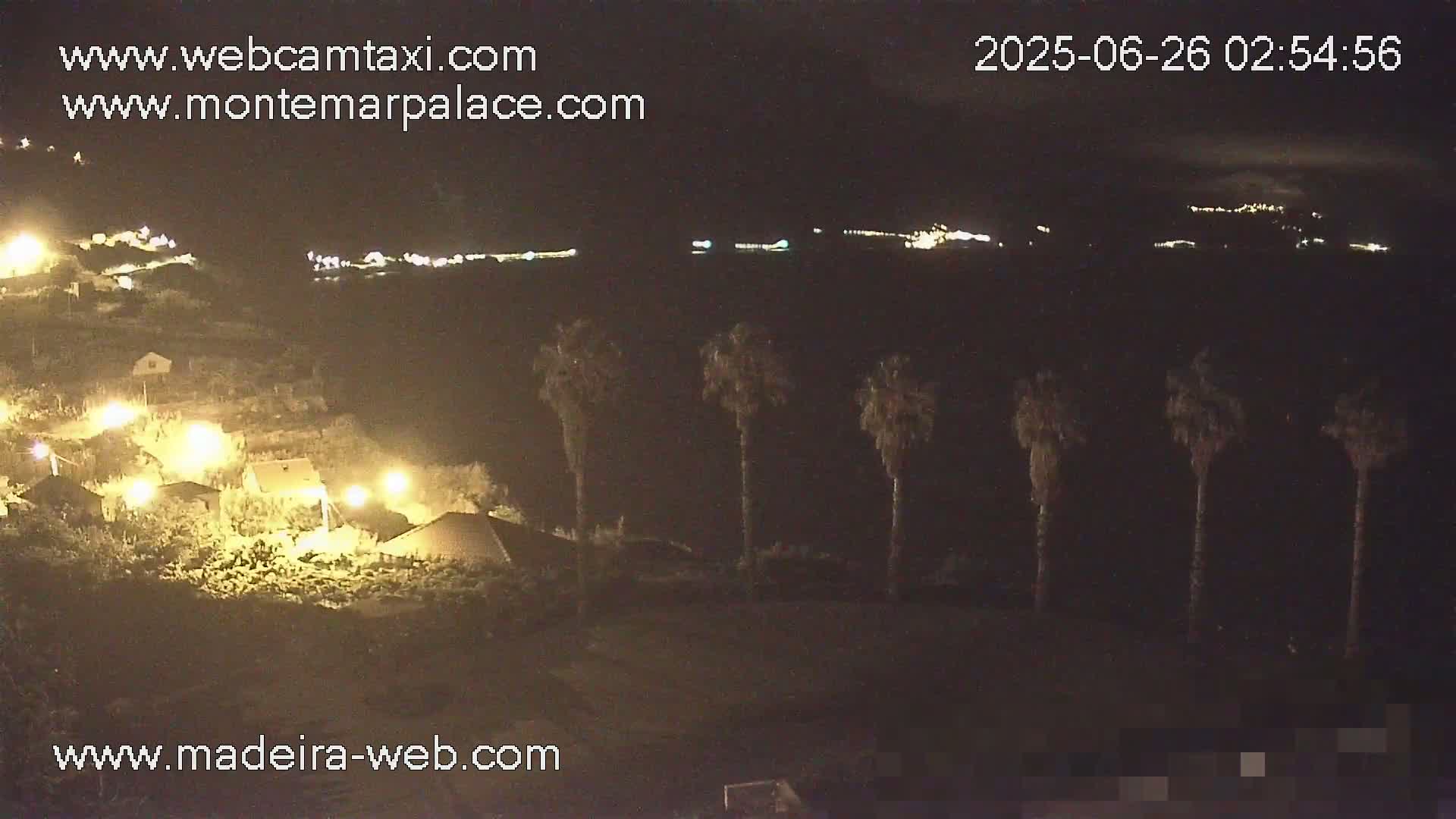 Ponta Delgada Coast  Live Cam from Monte Mar Palace Hotel - Sao Vicente, Madeira, Portugal