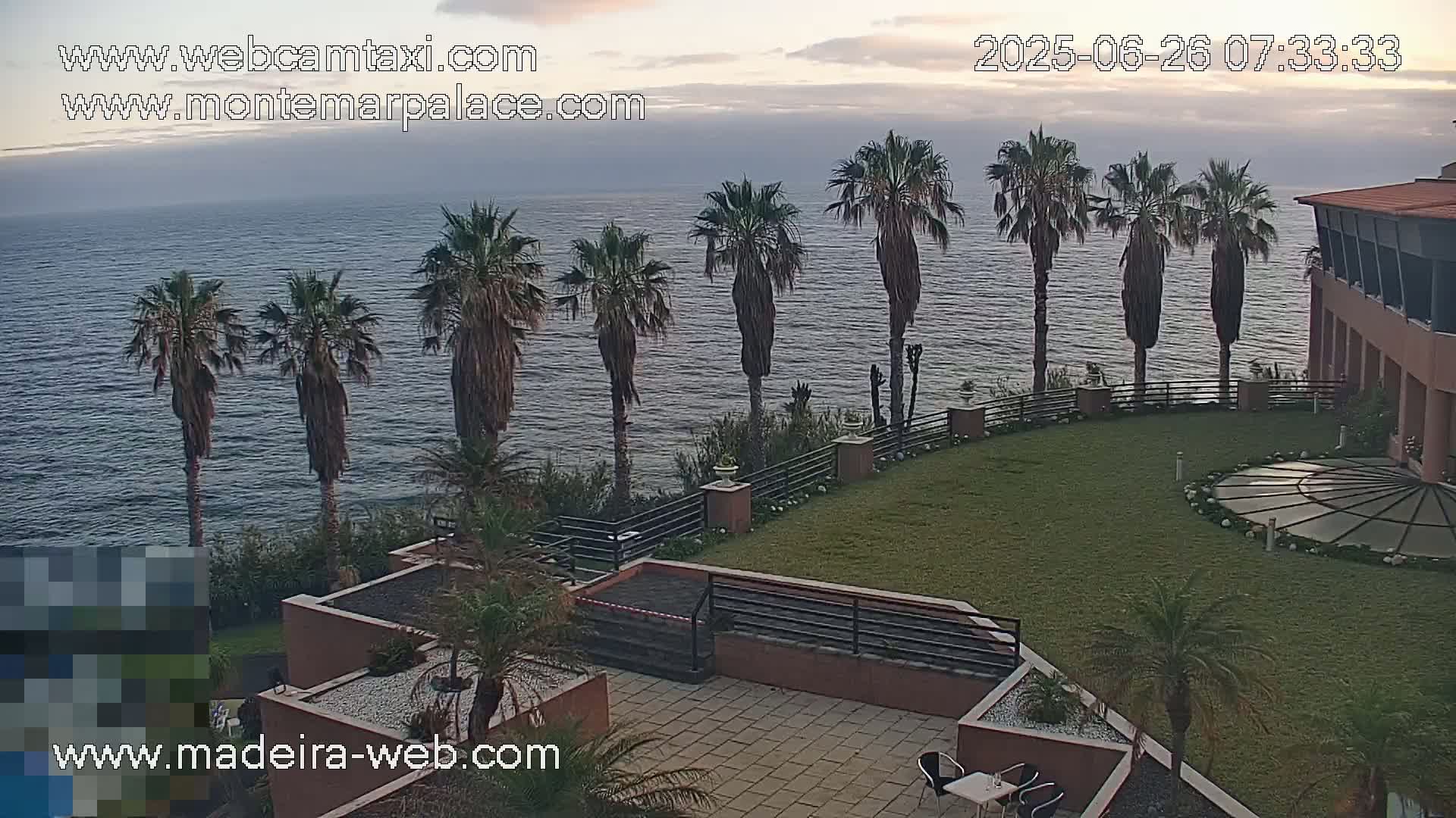 Ponta Delgada Coast  Live Cam from Monte Mar Palace Hotel - Sao Vicente, Madeira, Portugal