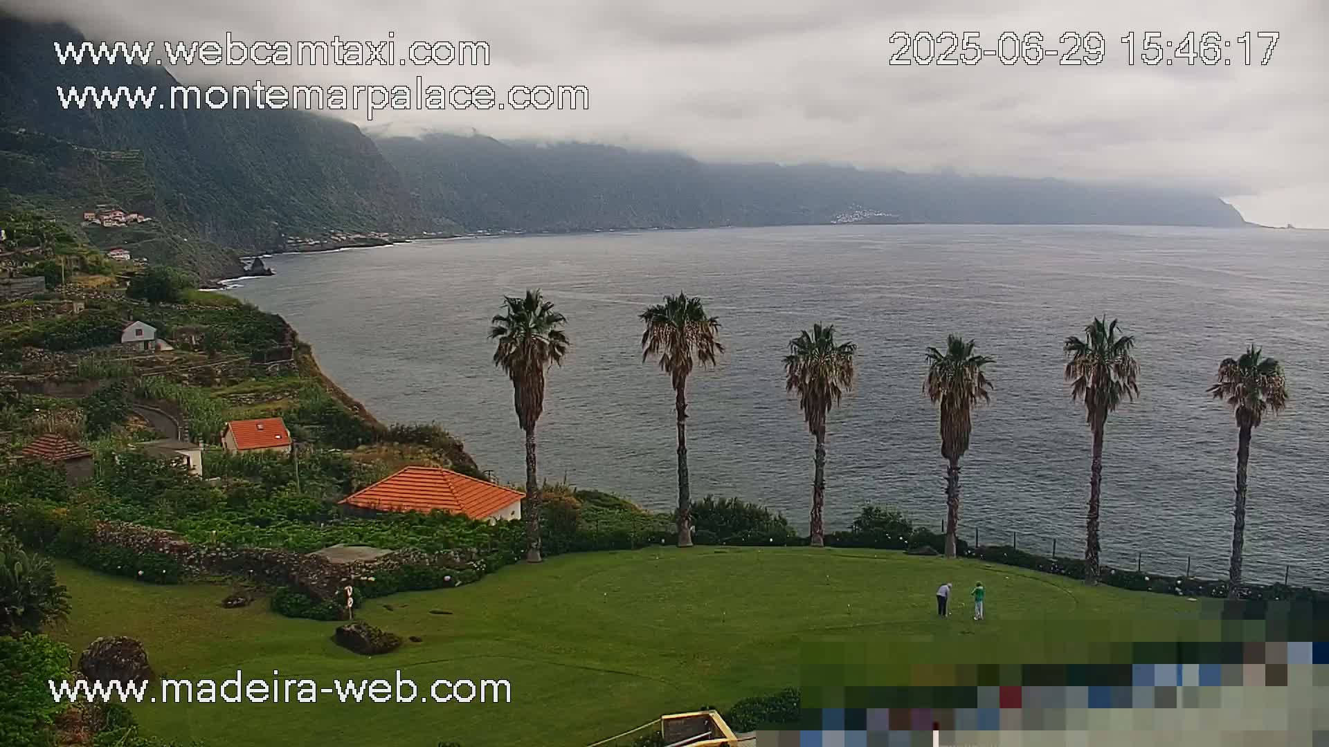 Ponta Delgada Coast  Live Cam from Monte Mar Palace Hotel - Sao Vicente, Madeira, Portugal