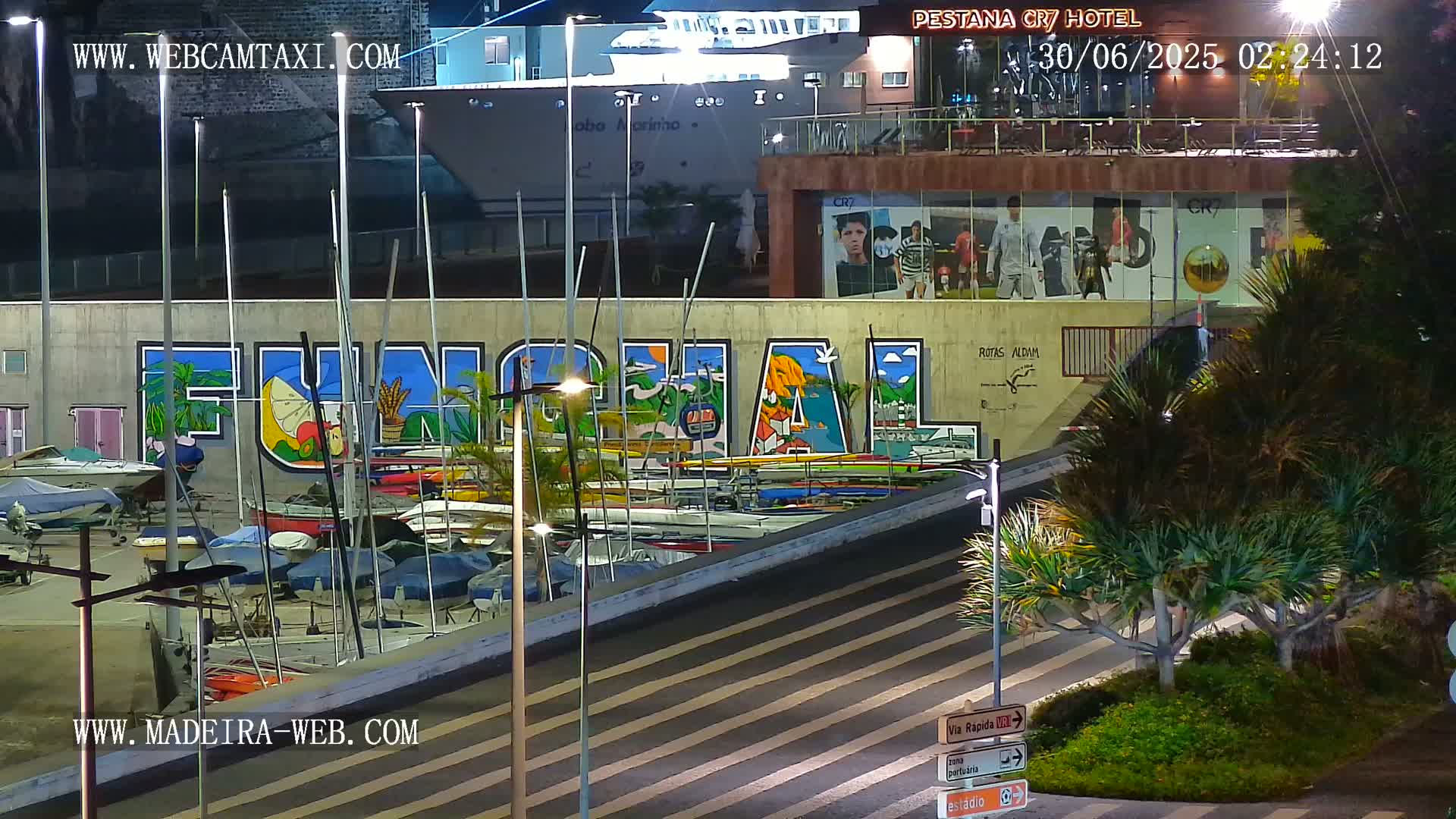 Ponta Delgada Coast  Live Cam from Monte Mar Palace Hotel - Sao Vicente, Madeira, Portugal
