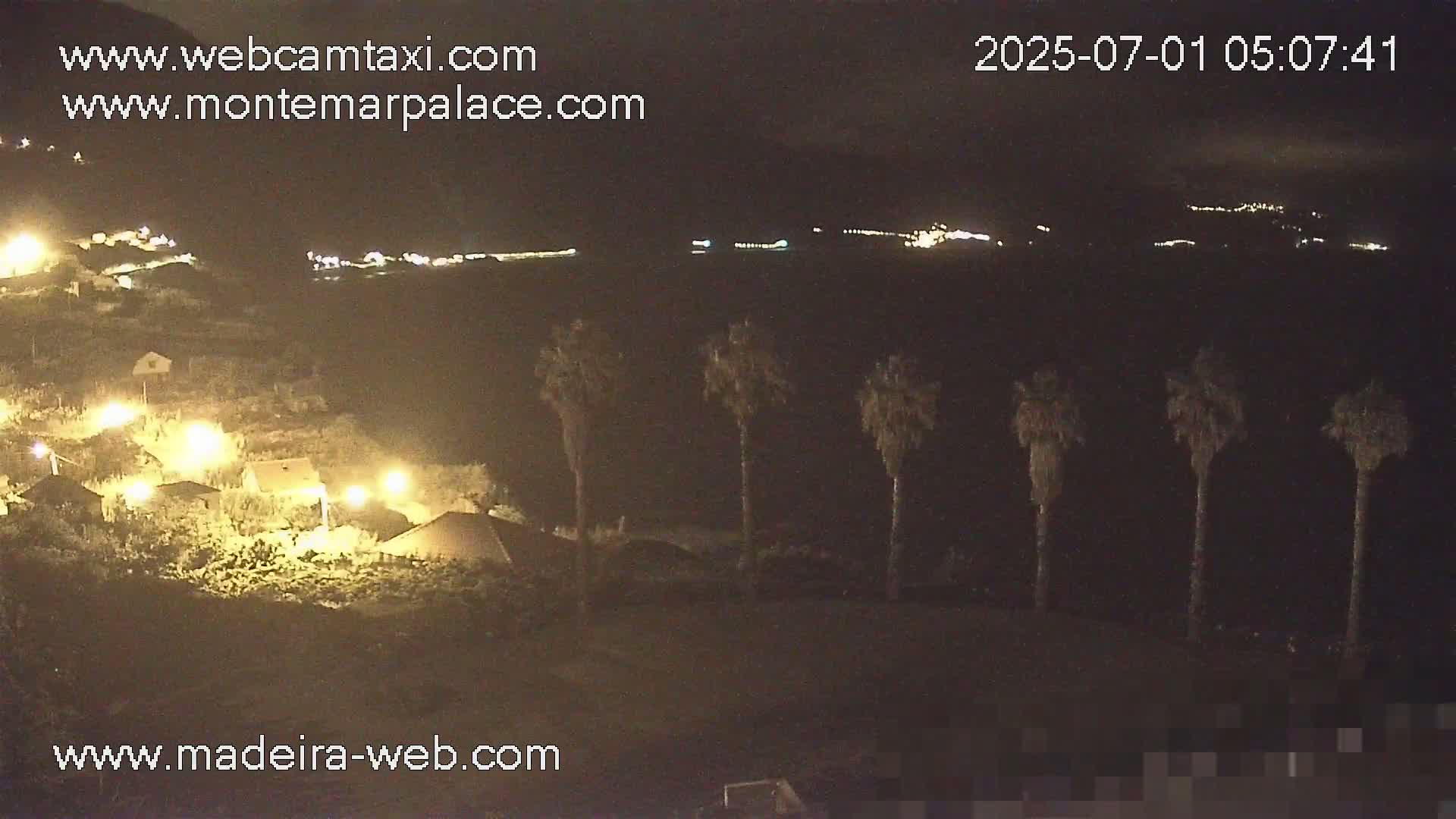 Ponta Delgada Coast  Live Cam from Monte Mar Palace Hotel - Sao Vicente, Madeira, Portugal