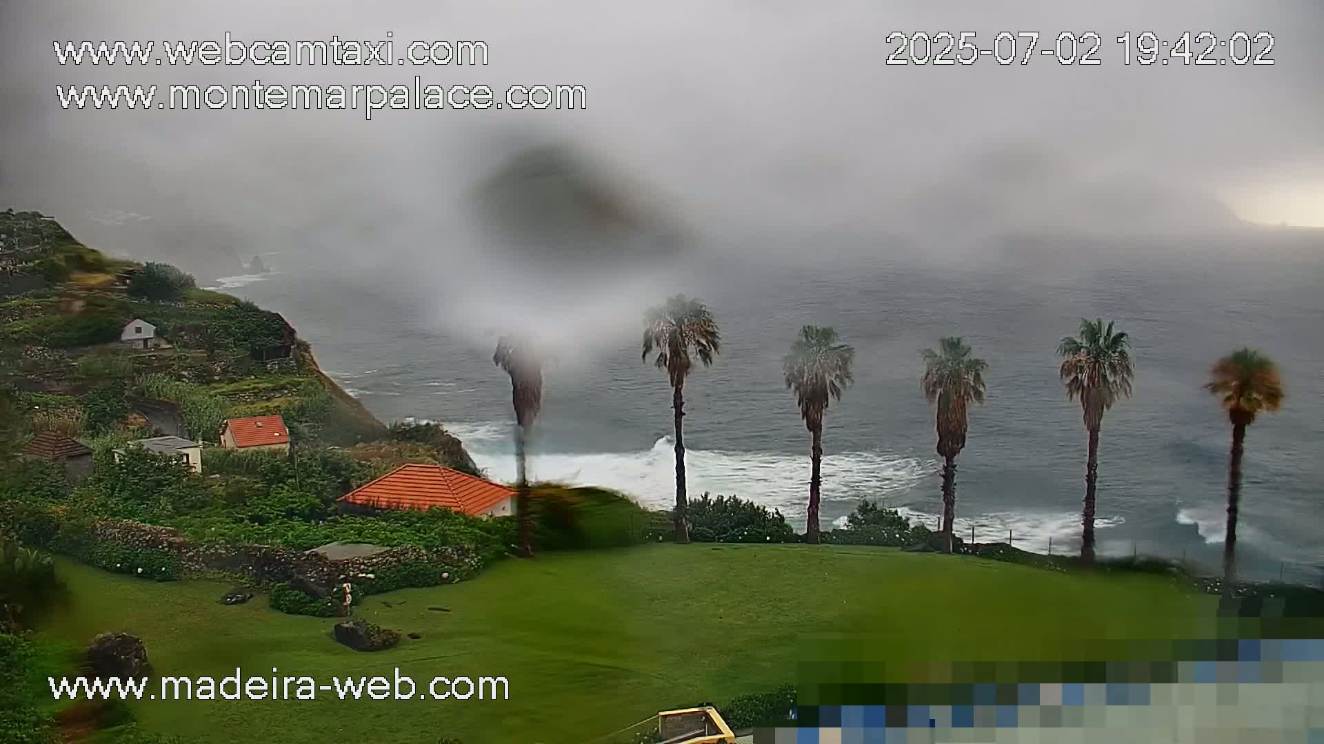Ponta Delgada Coast  Live Cam from Monte Mar Palace Hotel - Sao Vicente, Madeira, Portugal