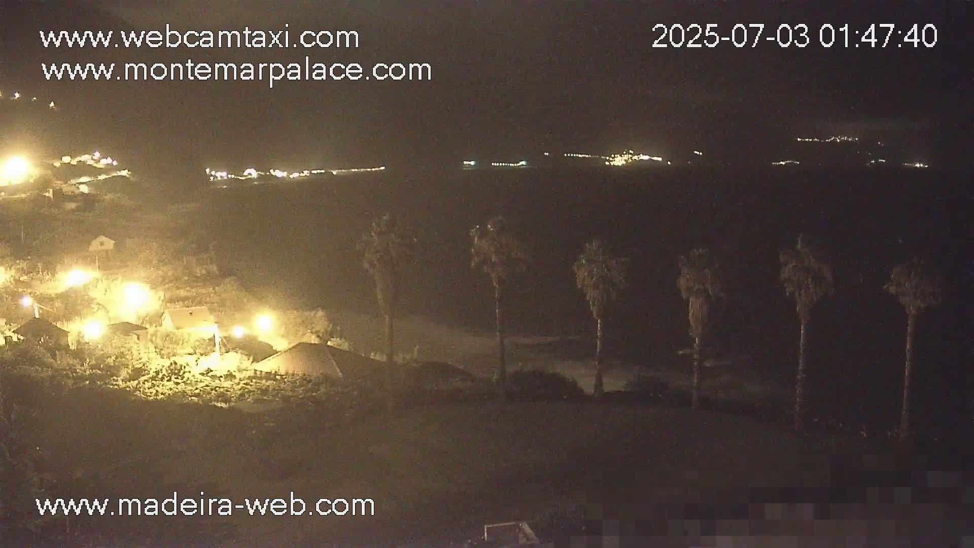 Ponta Delgada Coast  Live Cam from Monte Mar Palace Hotel - Sao Vicente, Madeira, Portugal