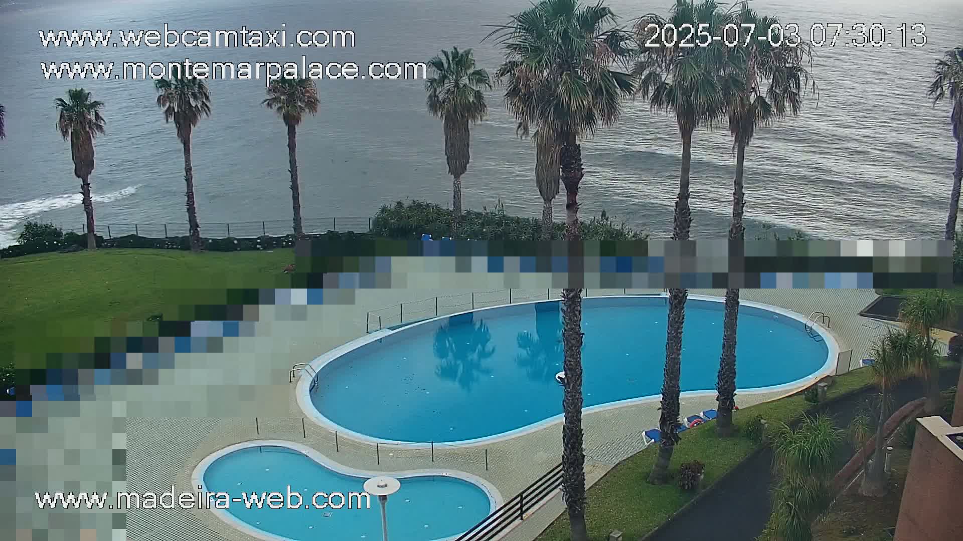 Ponta Delgada Coast  Live Cam from Monte Mar Palace Hotel - Sao Vicente, Madeira, Portugal