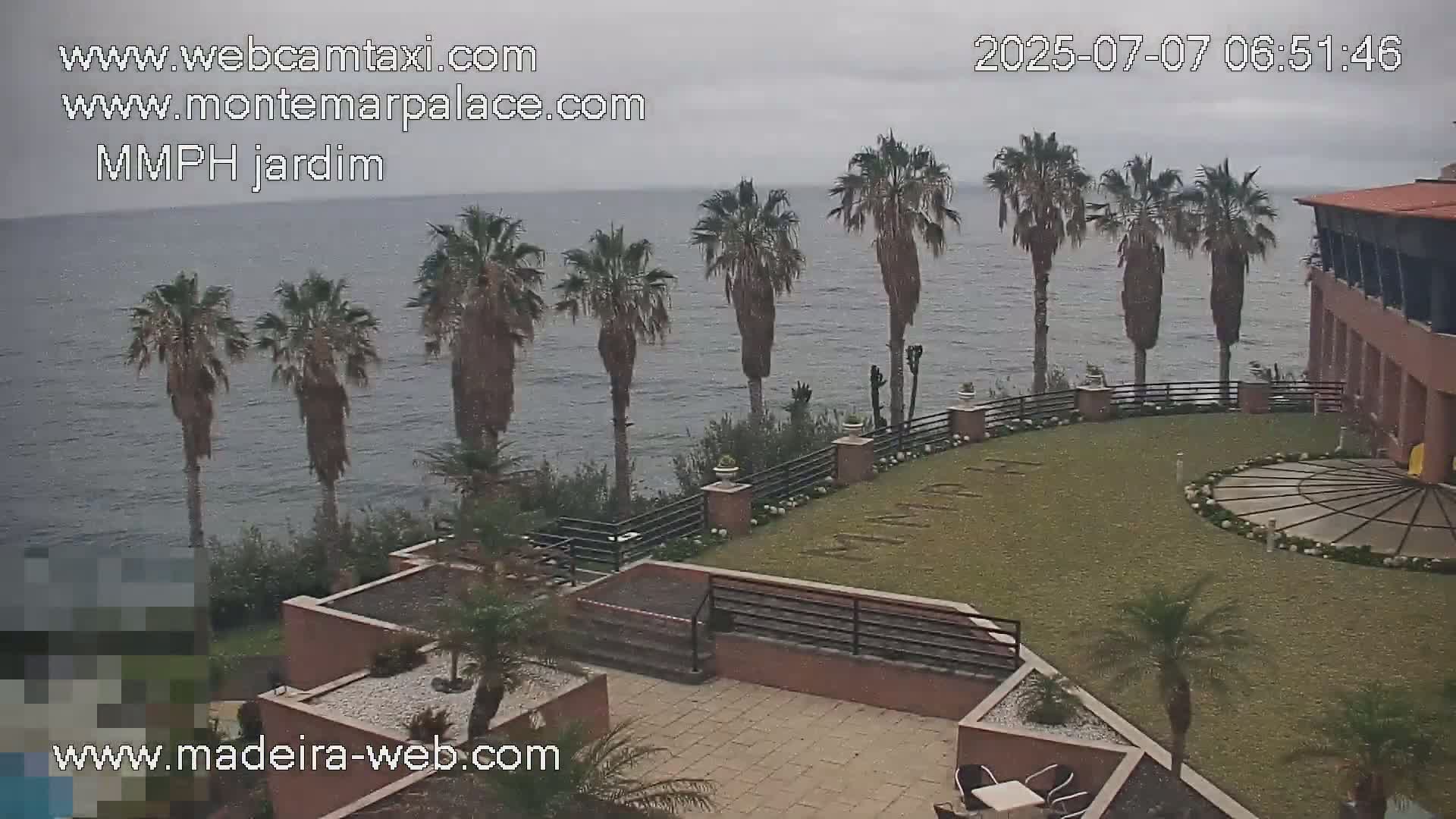 Ponta Delgada Coast  Live Cam from Monte Mar Palace Hotel - Sao Vicente, Madeira, Portugal