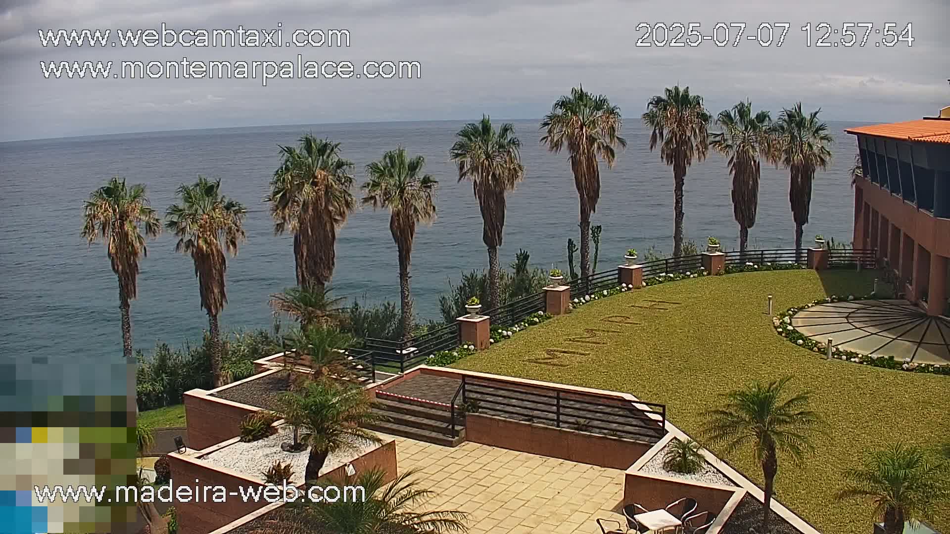 Ponta Delgada Coast  Live Cam from Monte Mar Palace Hotel - Sao Vicente, Madeira, Portugal