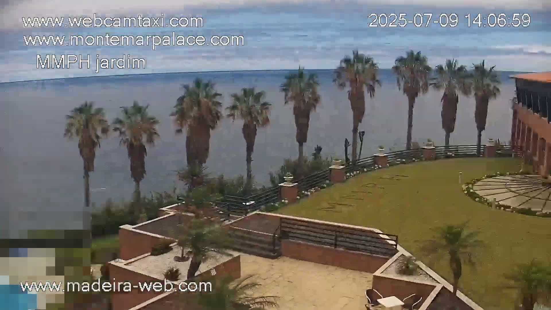 Ponta Delgada Coast  Live Cam from Monte Mar Palace Hotel - Sao Vicente, Madeira, Portugal