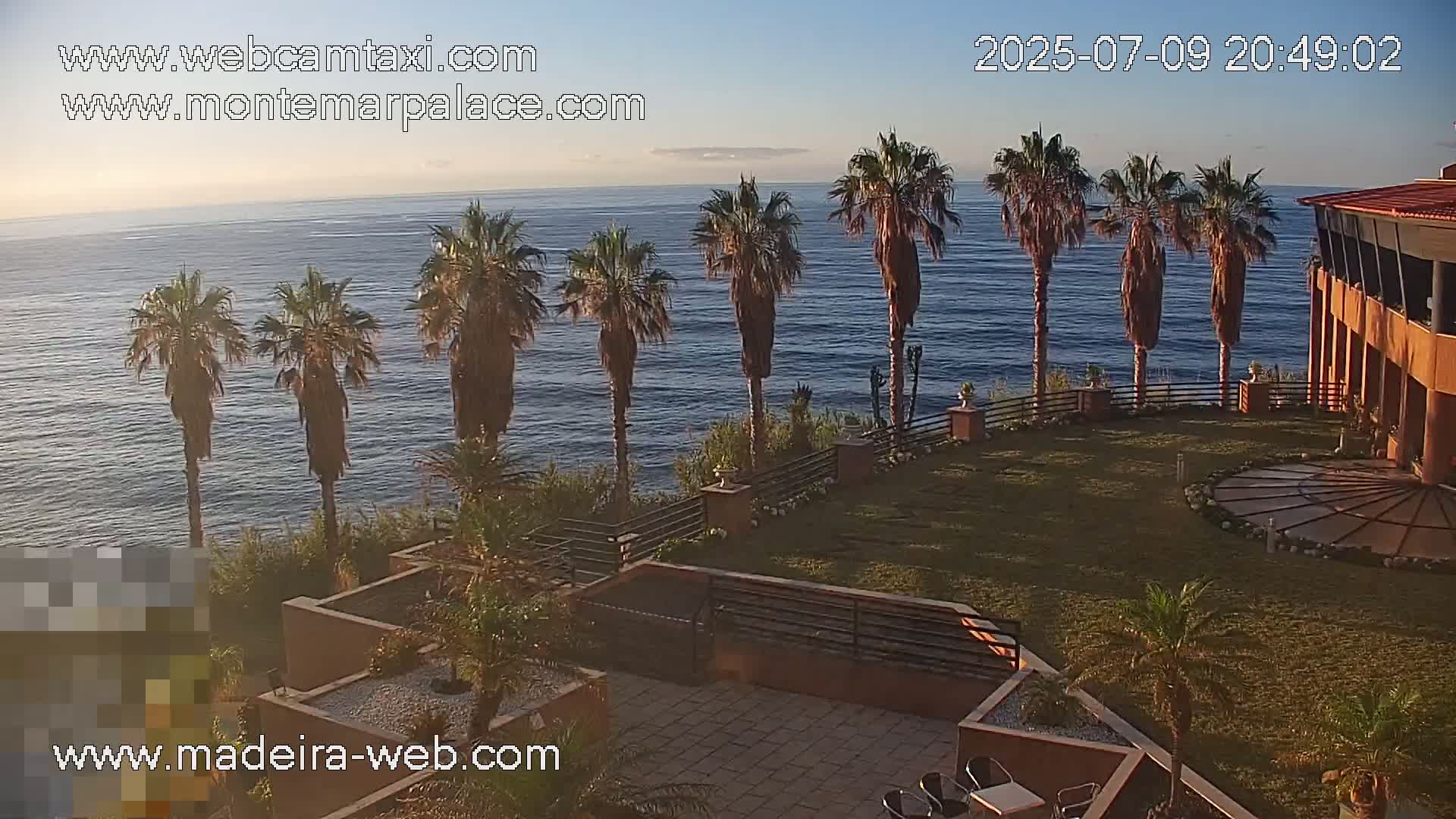Ponta Delgada Coast  Live Cam from Monte Mar Palace Hotel - Sao Vicente, Madeira, Portugal