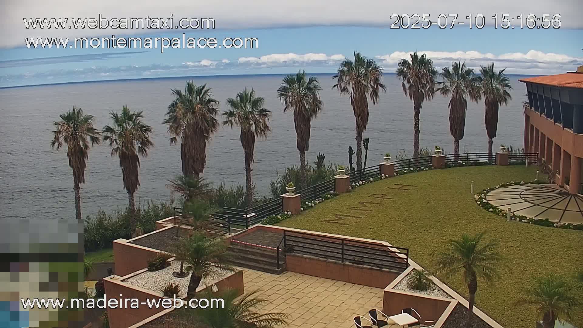 Ponta Delgada Coast  Live Cam from Monte Mar Palace Hotel - Sao Vicente, Madeira, Portugal