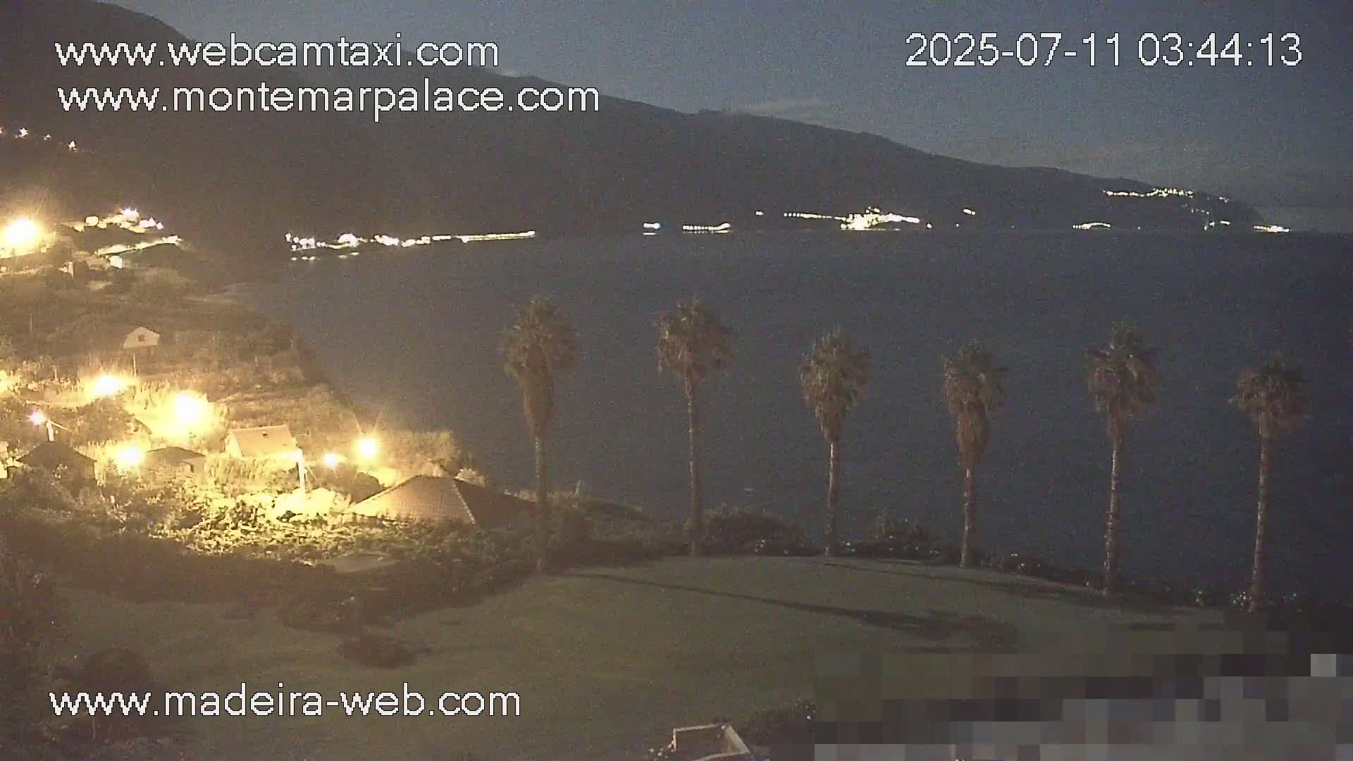 Ponta Delgada Coast  Live Cam from Monte Mar Palace Hotel - Sao Vicente, Madeira, Portugal
