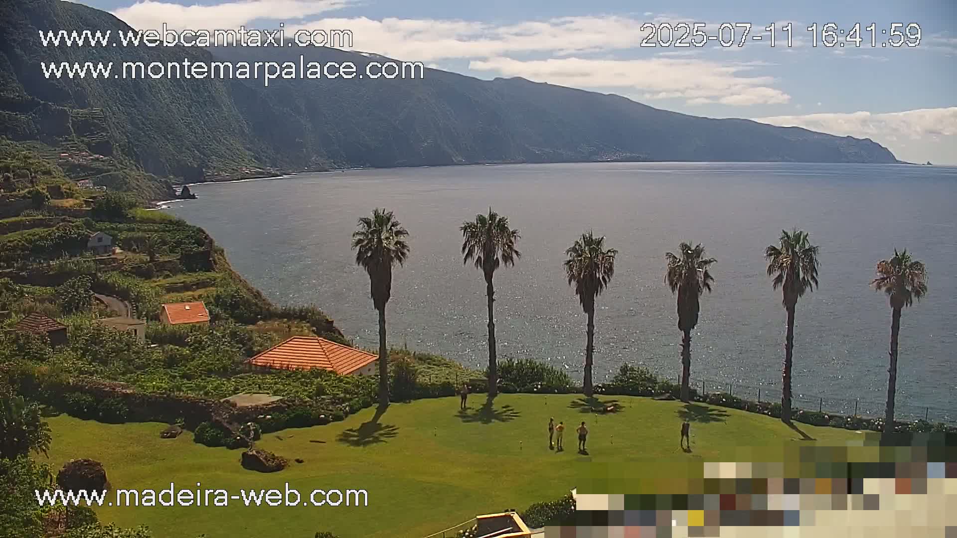 Ponta Delgada Coast  Live Cam from Monte Mar Palace Hotel - Sao Vicente, Madeira, Portugal