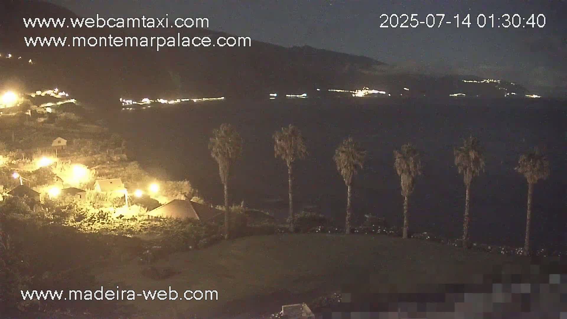 Ponta Delgada Coast  Live Cam from Monte Mar Palace Hotel - Sao Vicente, Madeira, Portugal
