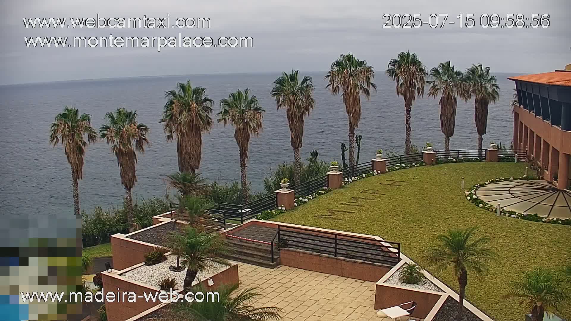 Ponta Delgada Coast  Live Cam from Monte Mar Palace Hotel - Sao Vicente, Madeira, Portugal