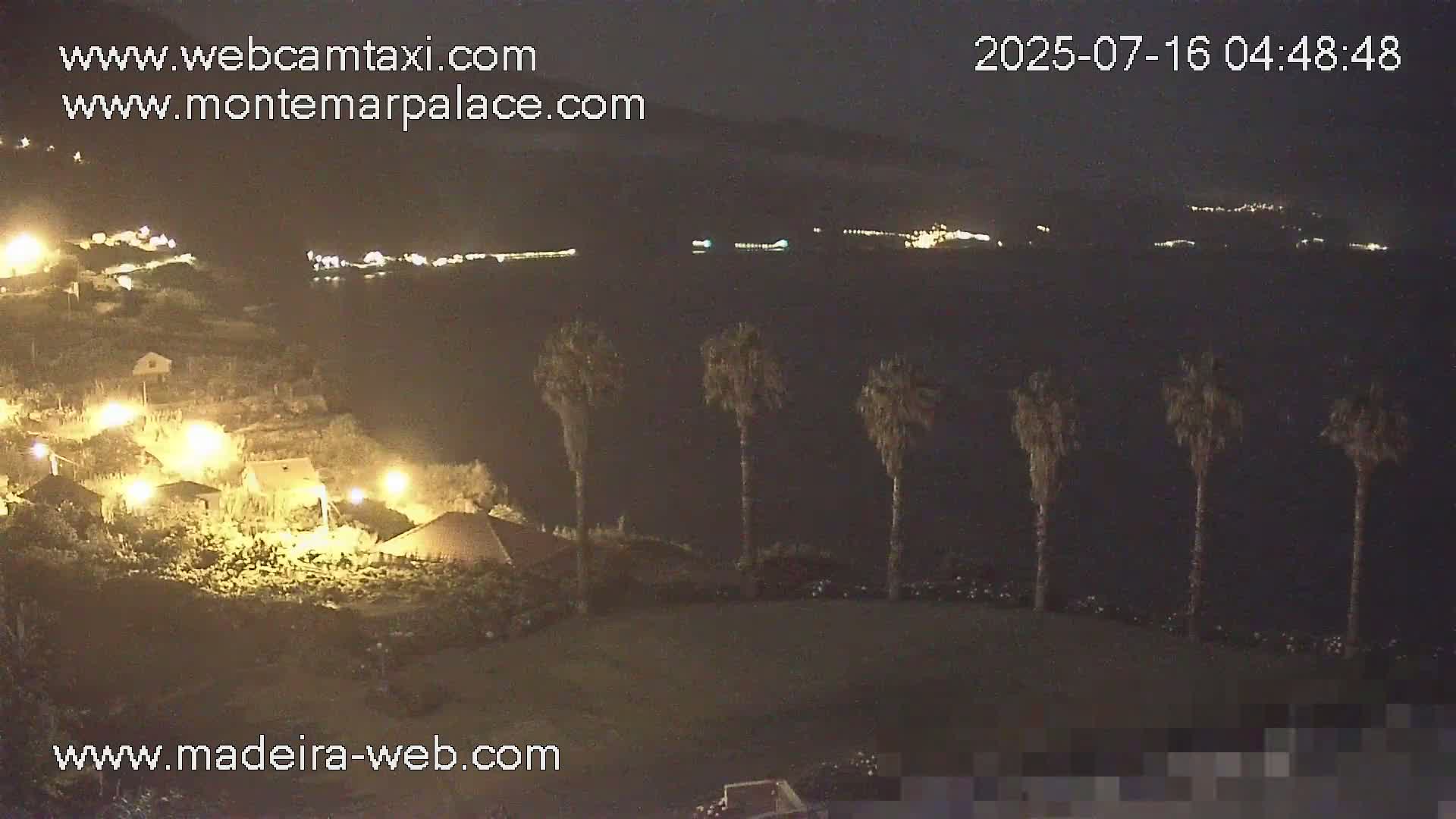Ponta Delgada Coast  Live Cam from Monte Mar Palace Hotel - Sao Vicente, Madeira, Portugal