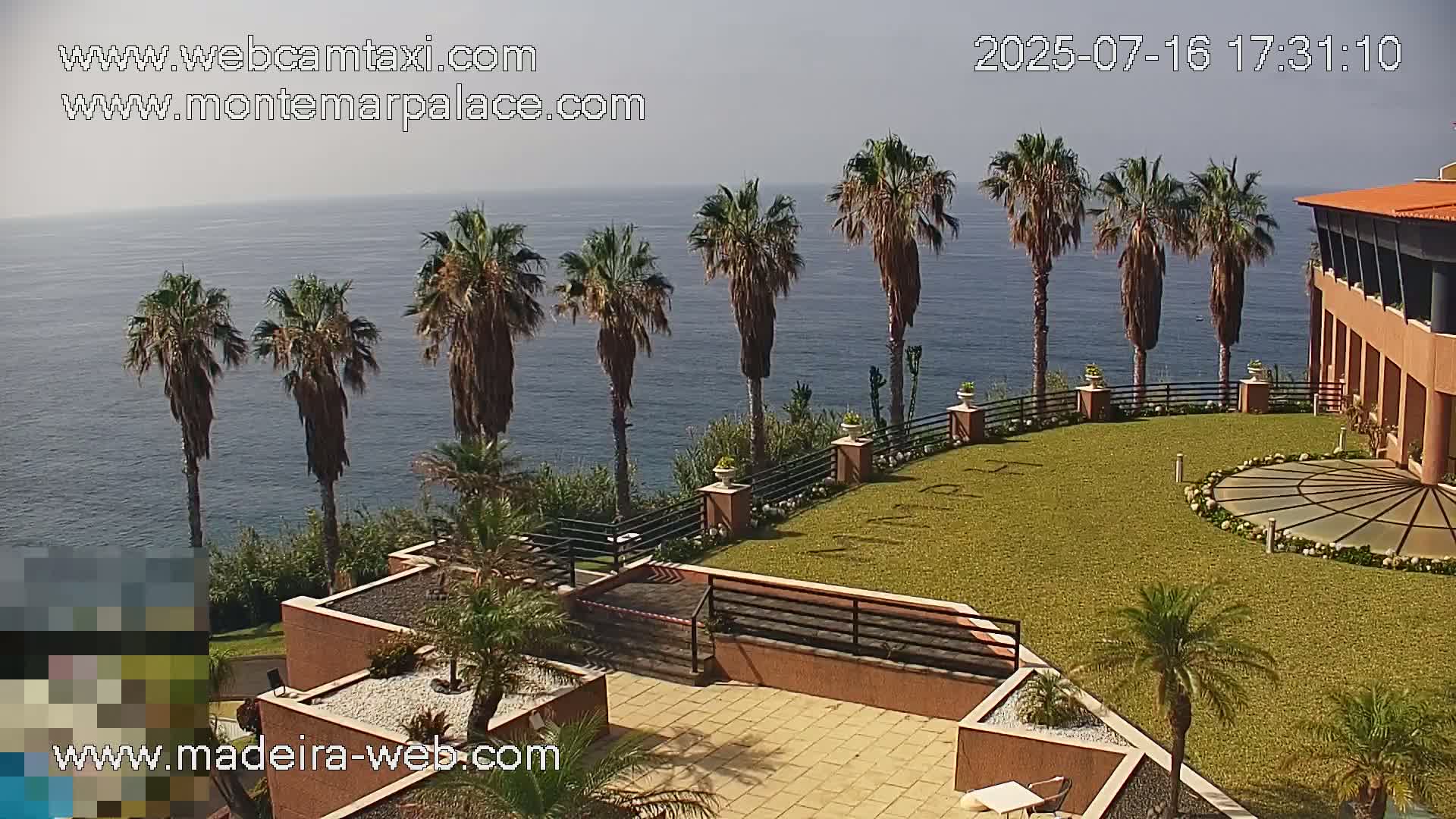 Ponta Delgada Coast  Live Cam from Monte Mar Palace Hotel - Sao Vicente, Madeira, Portugal