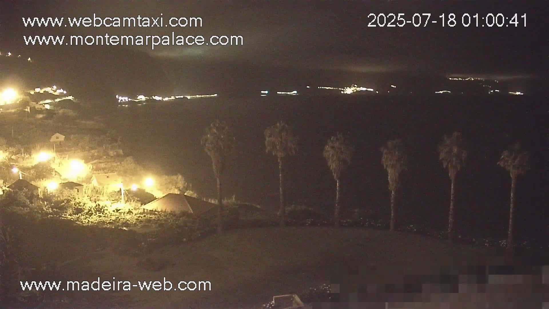 Ponta Delgada Coast  Live Cam from Monte Mar Palace Hotel - Sao Vicente, Madeira, Portugal