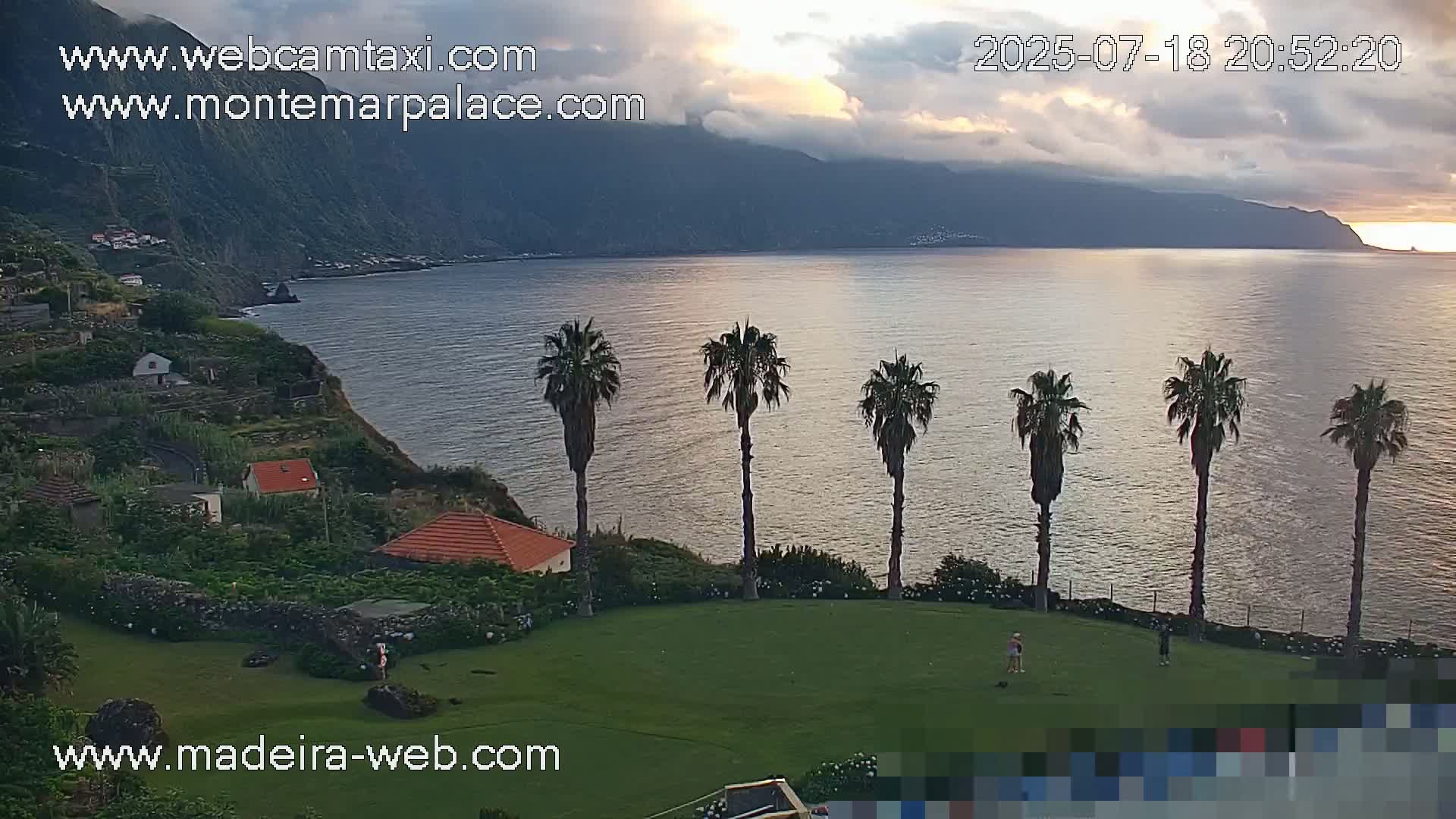 Ponta Delgada Coast  Live Cam from Monte Mar Palace Hotel - Sao Vicente, Madeira, Portugal