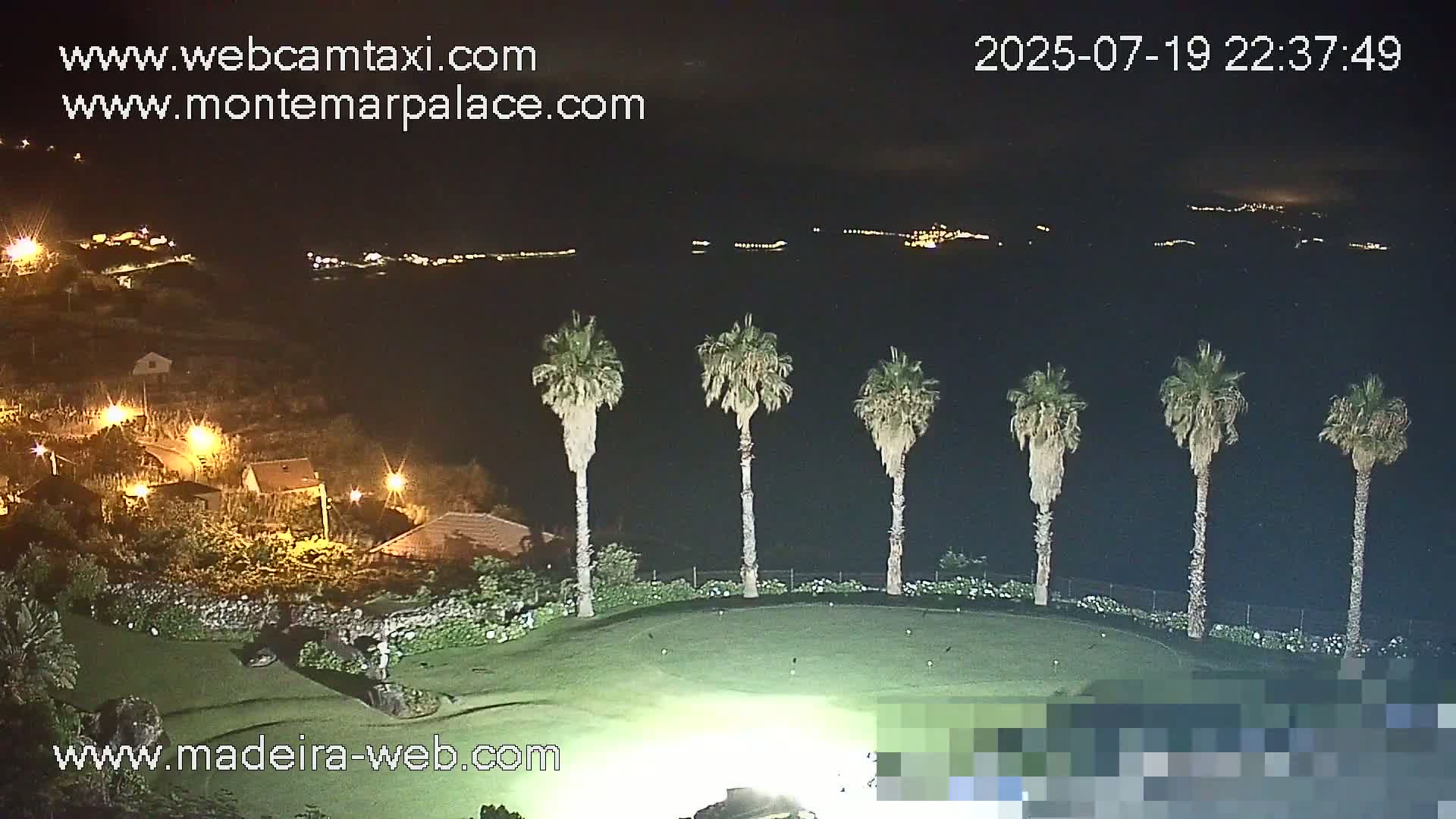 Ponta Delgada Coast  Live Cam from Monte Mar Palace Hotel - Sao Vicente, Madeira, Portugal