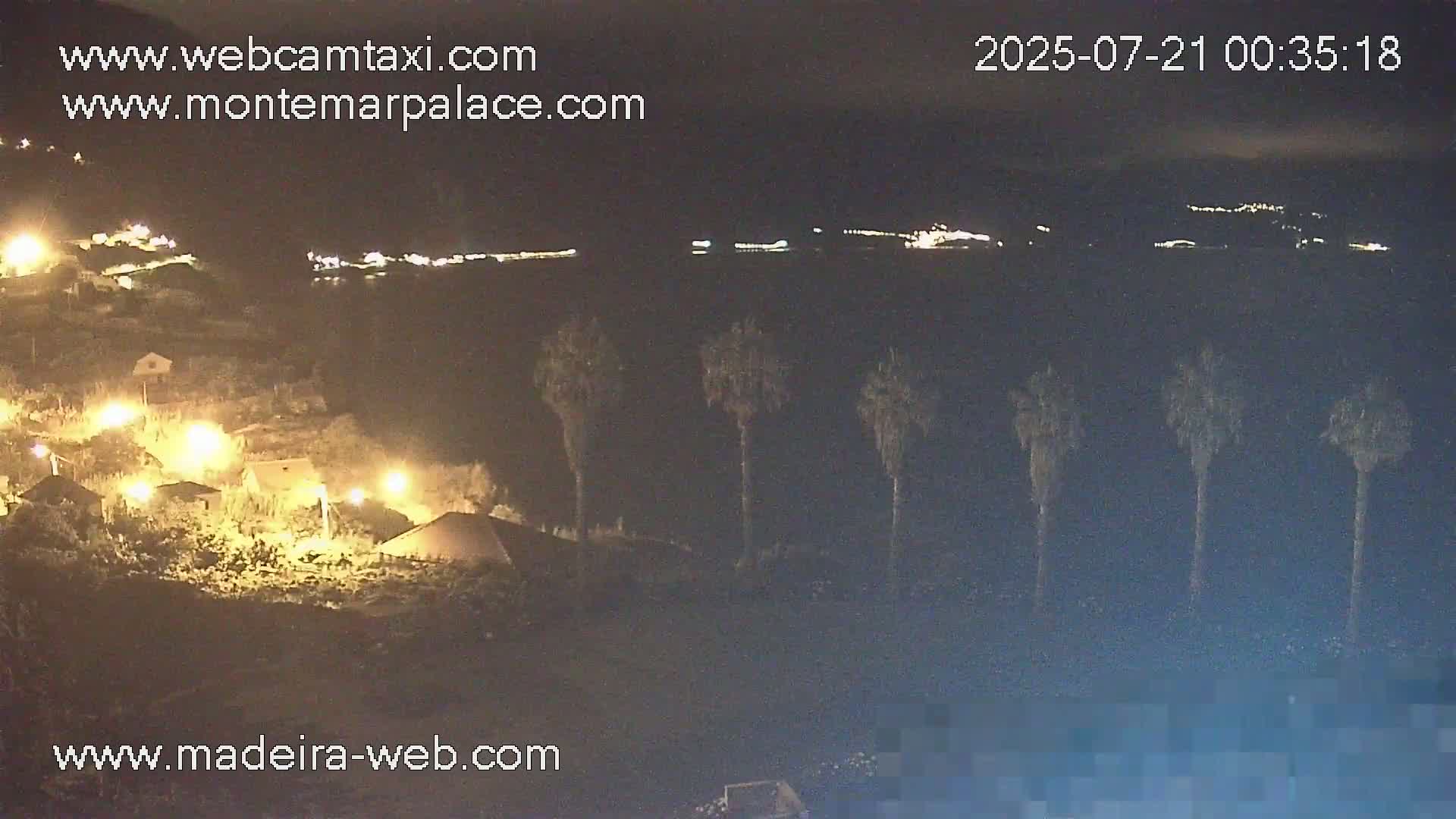 Ponta Delgada Coast  Live Cam from Monte Mar Palace Hotel - Sao Vicente, Madeira, Portugal
