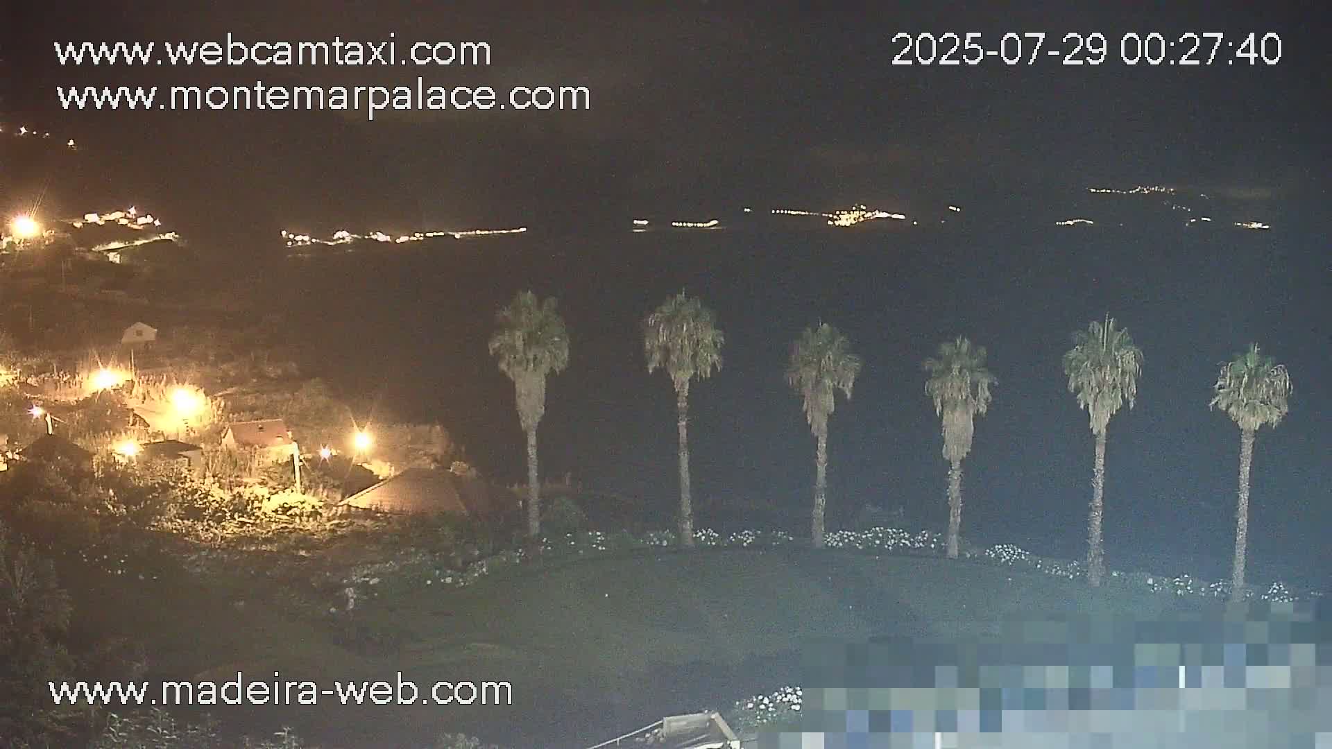 Ponta Delgada Coast  Live Cam from Monte Mar Palace Hotel - Sao Vicente, Madeira, Portugal