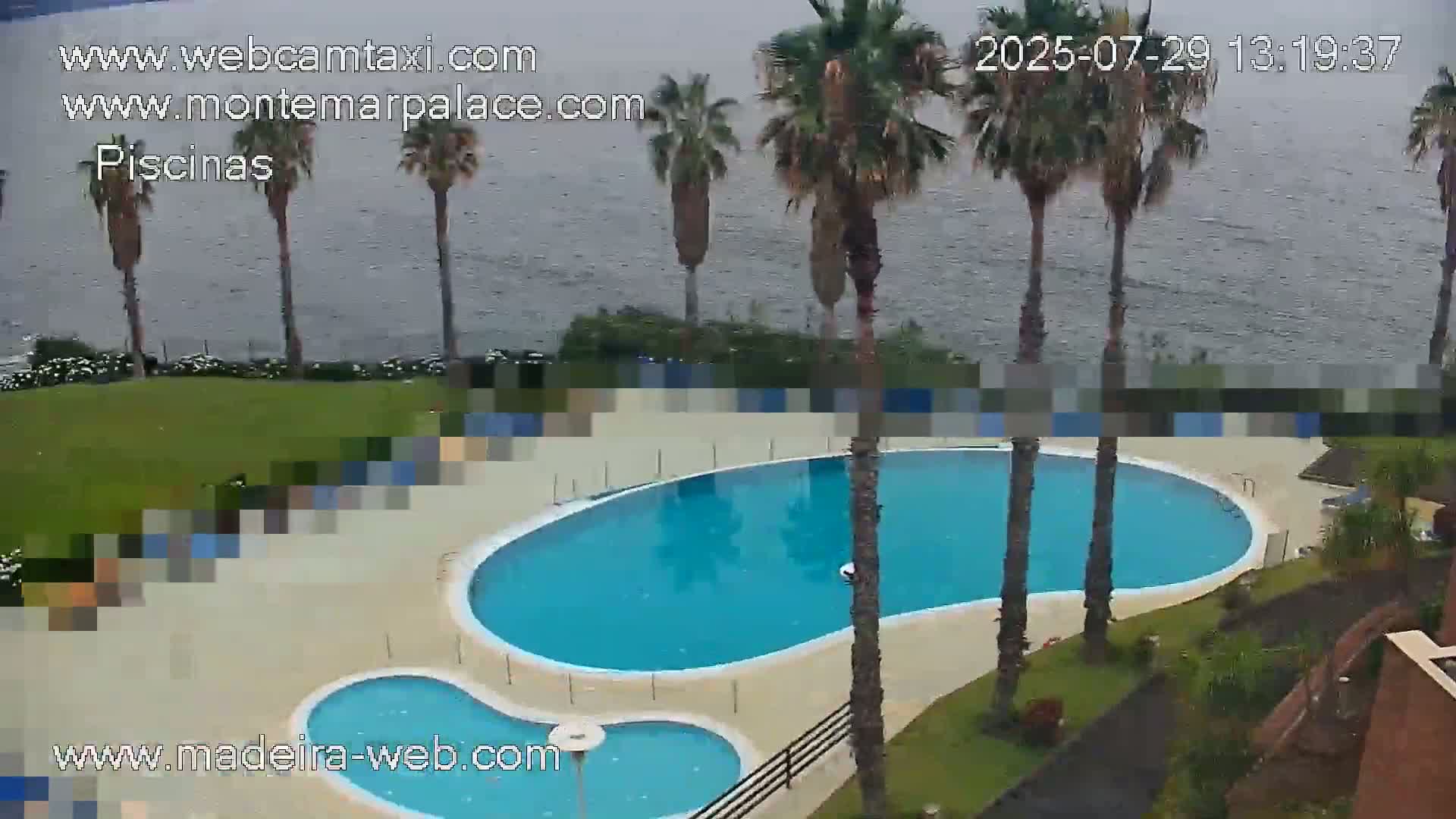 Ponta Delgada Coast  Live Cam from Monte Mar Palace Hotel - Sao Vicente, Madeira, Portugal