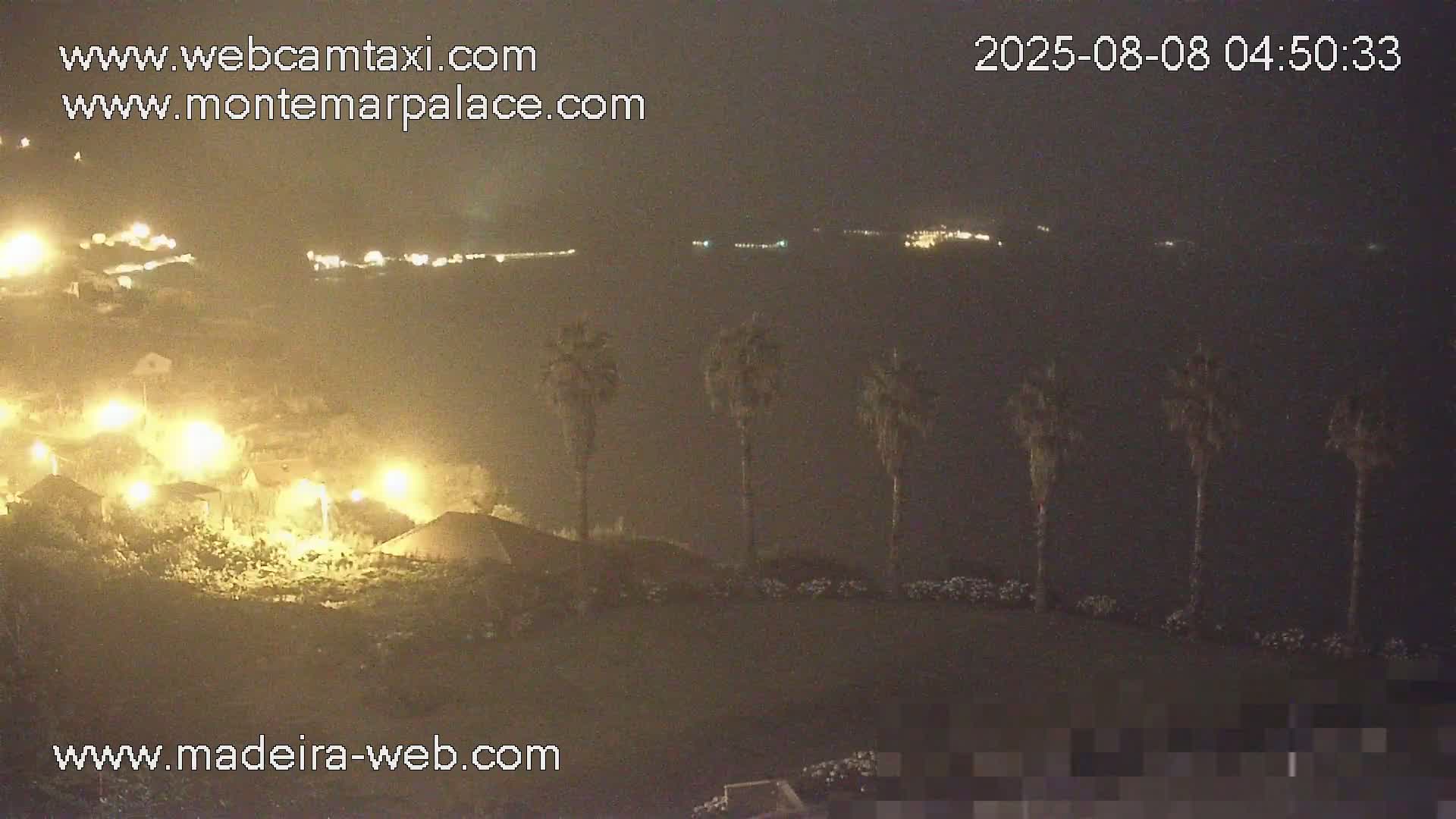 Ponta Delgada Coast  Live Cam from Monte Mar Palace Hotel - Sao Vicente, Madeira, Portugal