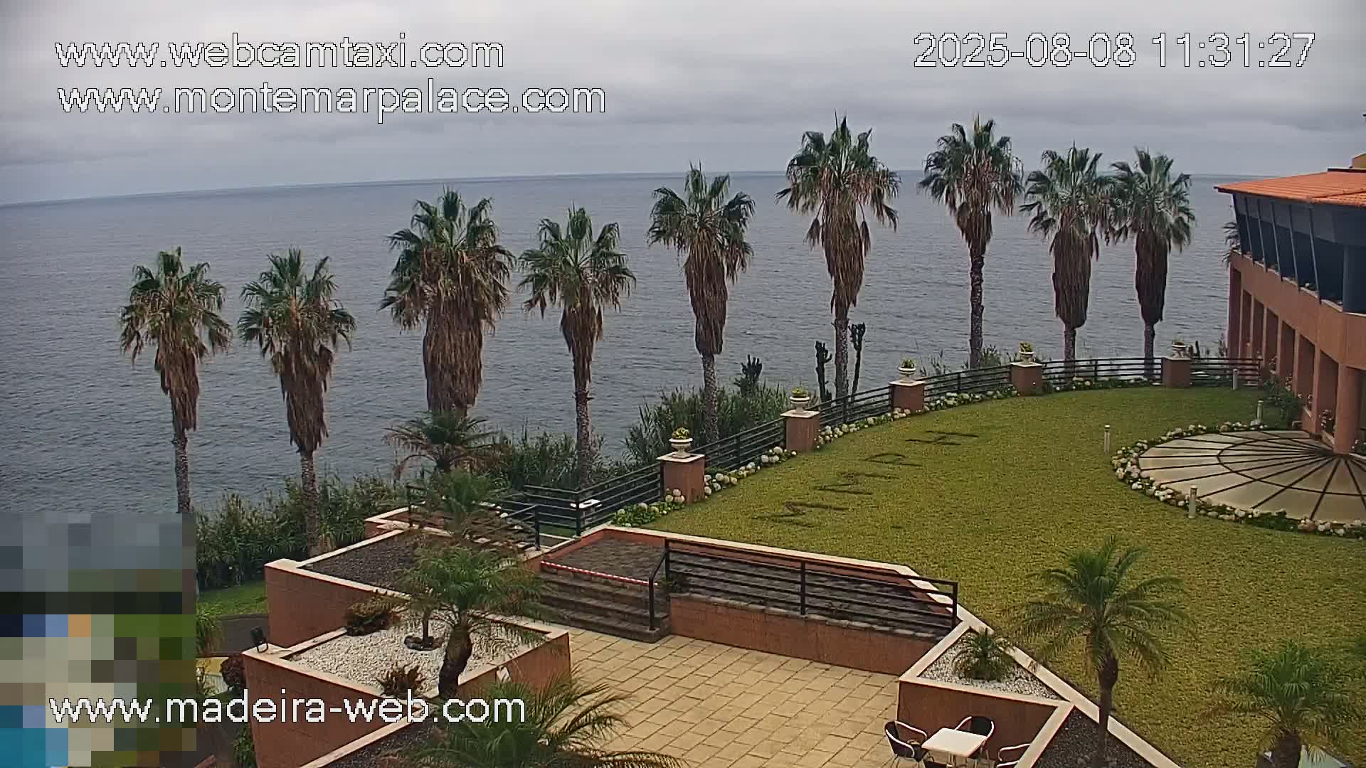 Ponta Delgada Coast  Live Cam from Monte Mar Palace Hotel - Sao Vicente, Madeira, Portugal