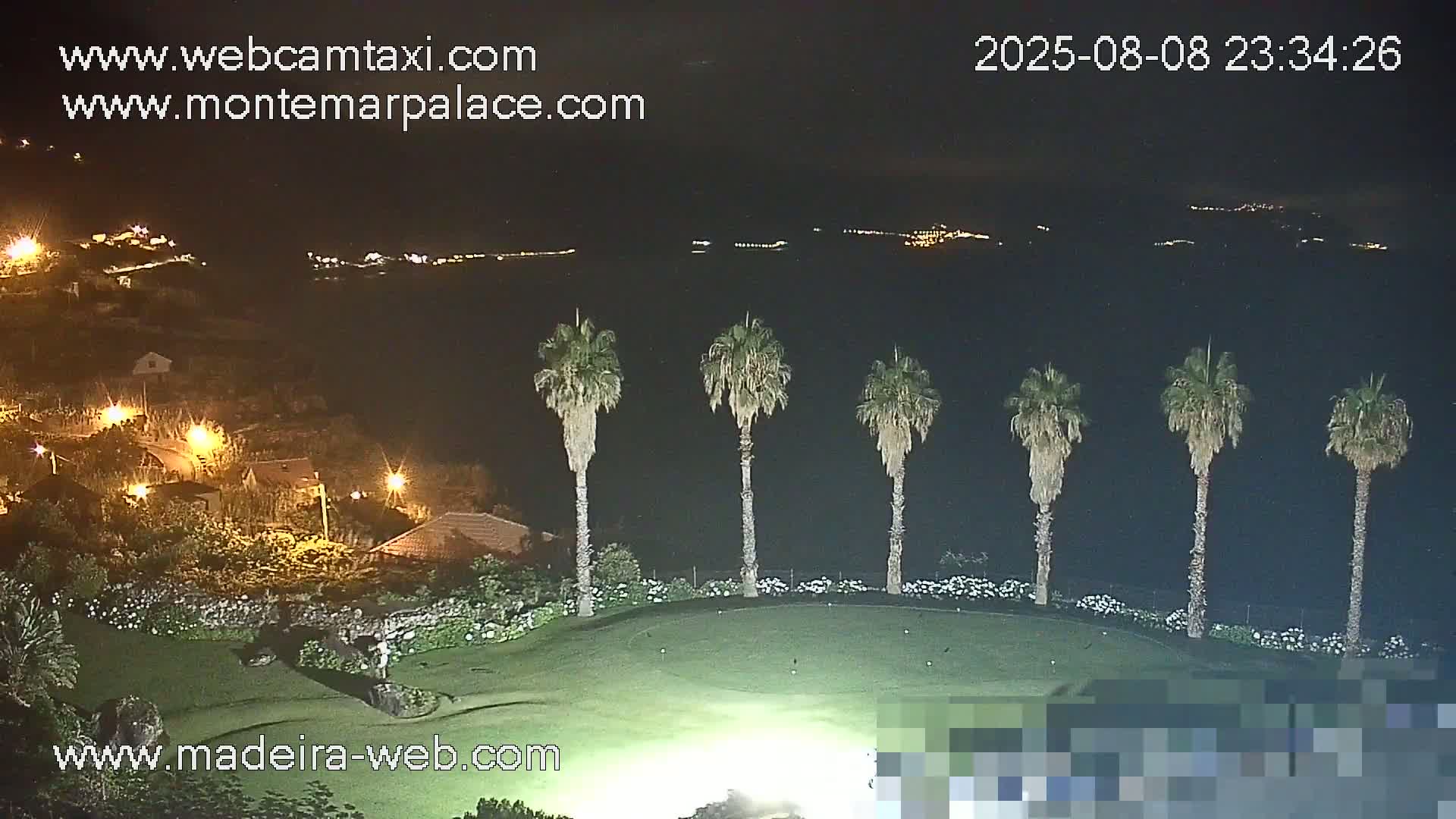 Ponta Delgada Coast  Live Cam from Monte Mar Palace Hotel - Sao Vicente, Madeira, Portugal