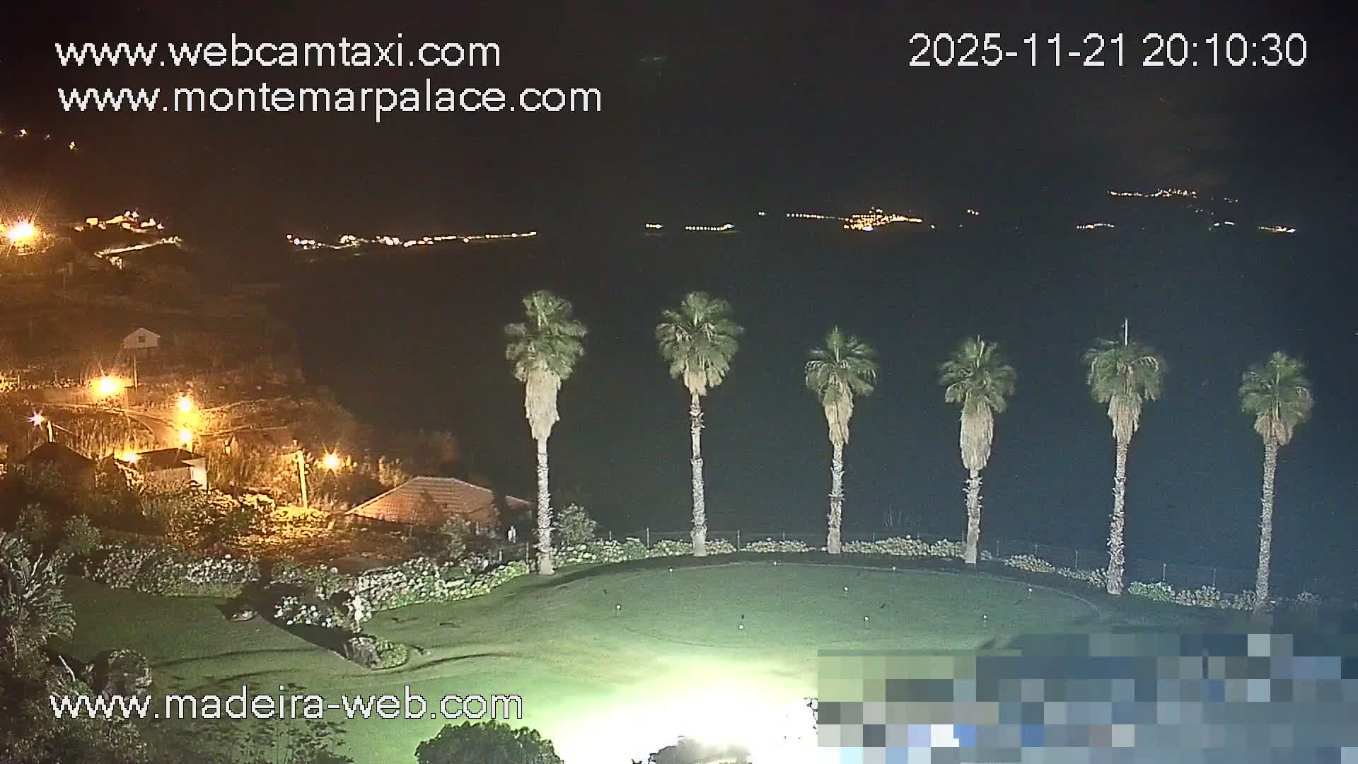 Ponta Delgada Coast  Live Cam from Monte Mar Palace Hotel - Sao Vicente, Madeira, Portugal