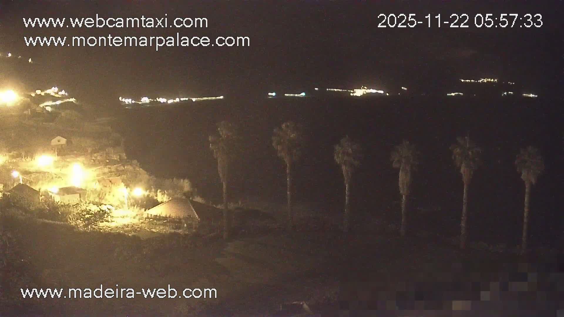 Ponta Delgada Coast  Live Cam from Monte Mar Palace Hotel - Sao Vicente, Madeira, Portugal