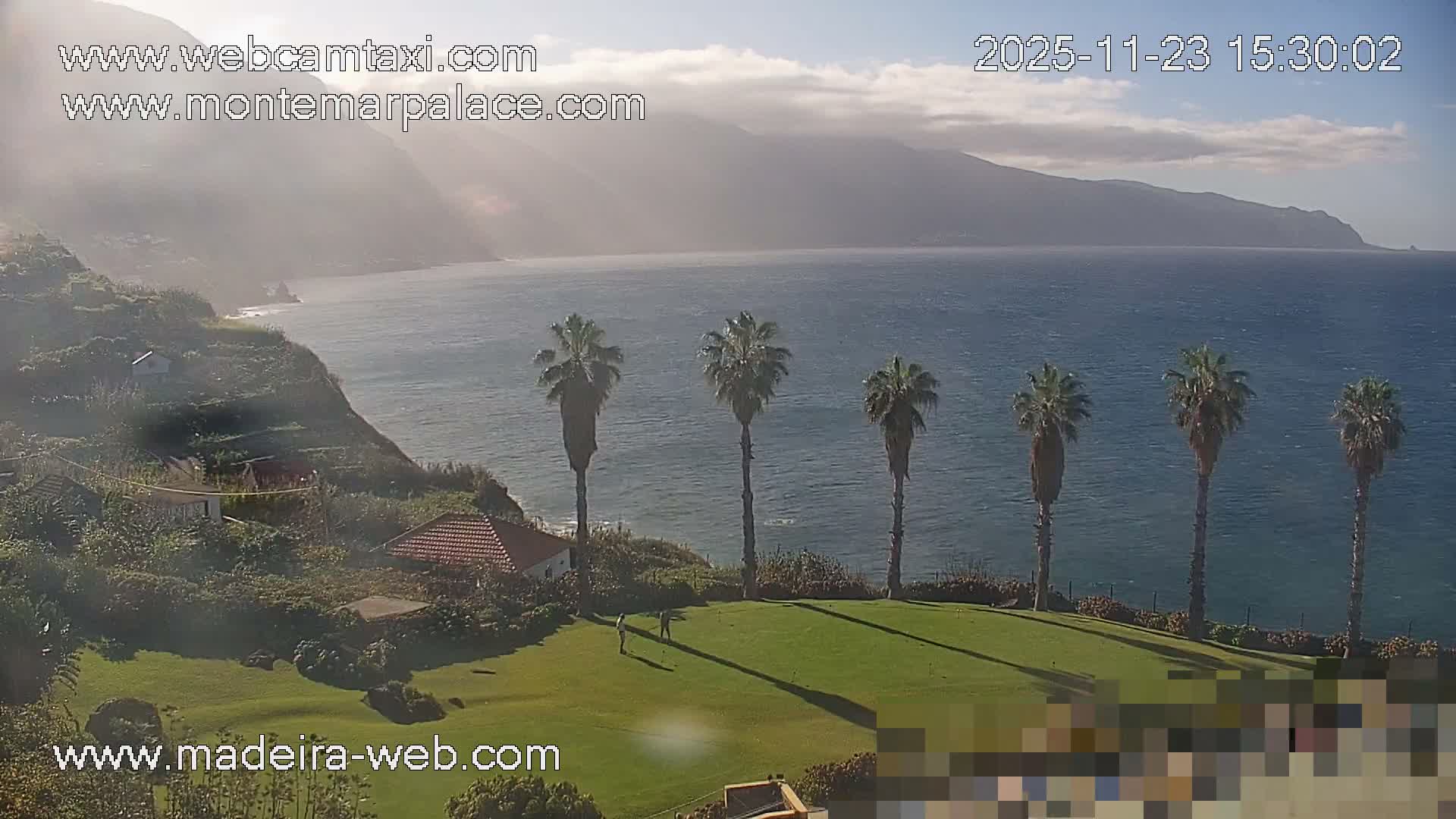 Ponta Delgada Coast  Live Cam from Monte Mar Palace Hotel - Sao Vicente, Madeira, Portugal