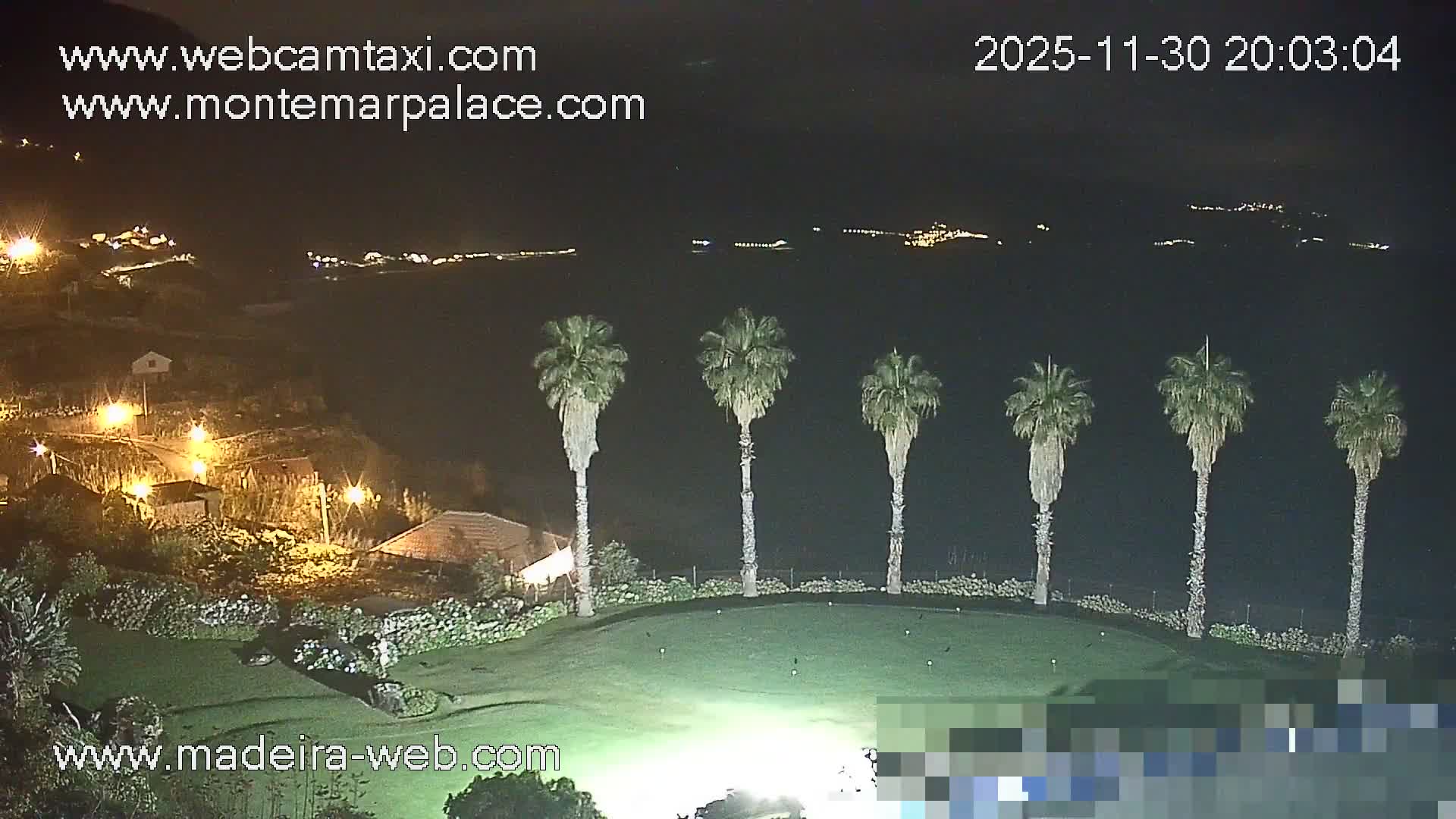 Ponta Delgada Coast  Live Cam from Monte Mar Palace Hotel - Sao Vicente, Madeira, Portugal