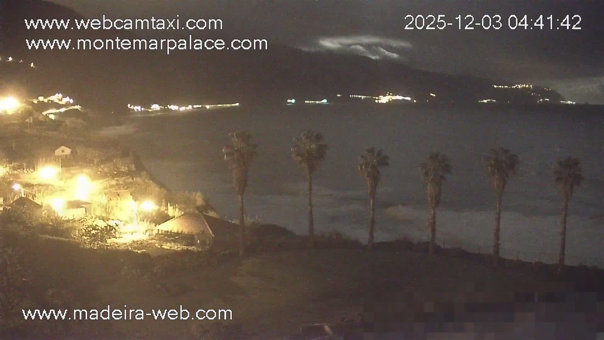 Ponta Delgada Coast  Live Cam from Monte Mar Palace Hotel - Sao Vicente, Madeira, Portugal