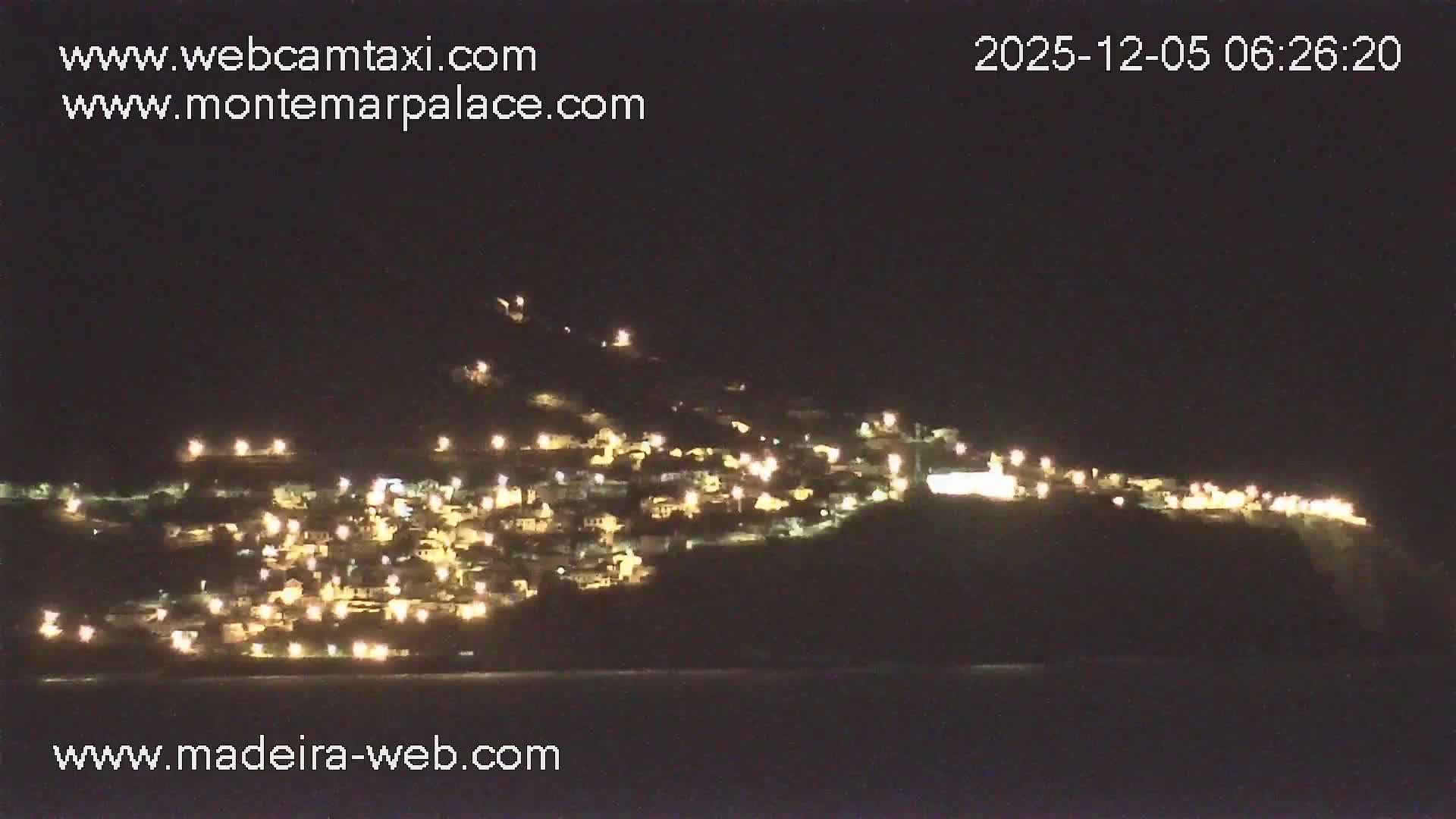 Ponta Delgada Coast  Live Cam from Monte Mar Palace Hotel - Sao Vicente, Madeira, Portugal