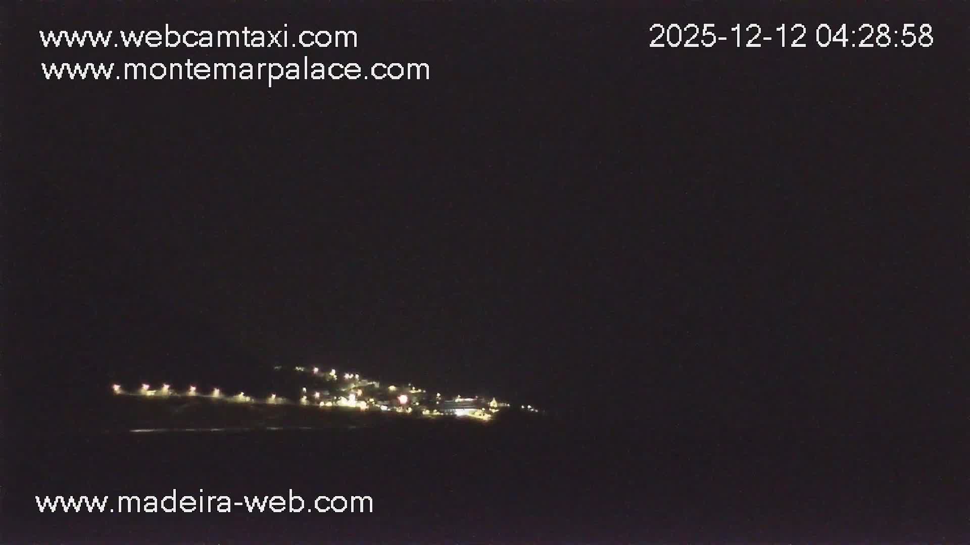 Ponta Delgada Coast  Live Cam from Monte Mar Palace Hotel - Sao Vicente, Madeira, Portugal