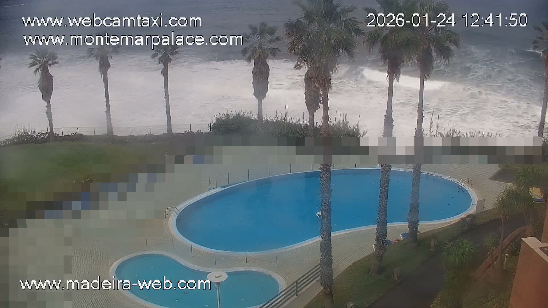 Ponta Delgada Coast  Live Cam from Monte Mar Palace Hotel - Sao Vicente, Madeira, Portugal