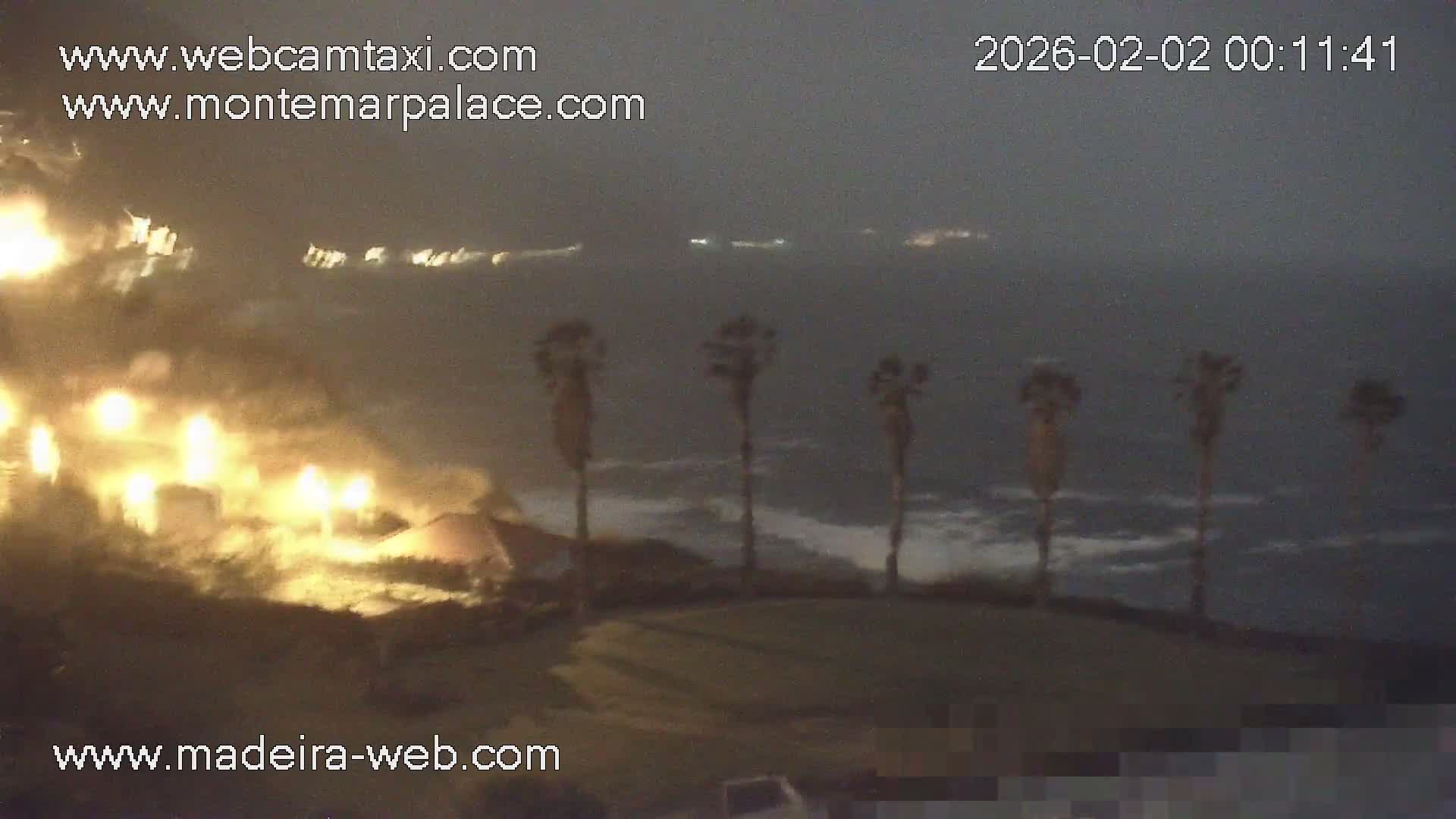 Ponta Delgada Coast  Live Cam from Monte Mar Palace Hotel - Sao Vicente, Madeira, Portugal