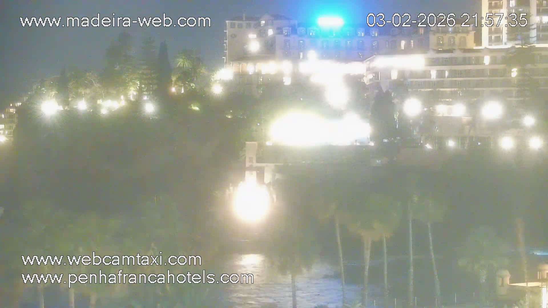 Ponta Delgada Coast  Live Cam from Monte Mar Palace Hotel - Sao Vicente, Madeira, Portugal