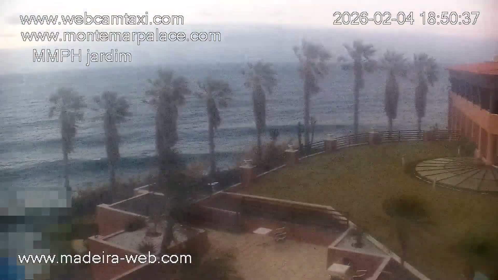 Ponta Delgada Coast  Live Cam from Monte Mar Palace Hotel - Sao Vicente, Madeira, Portugal