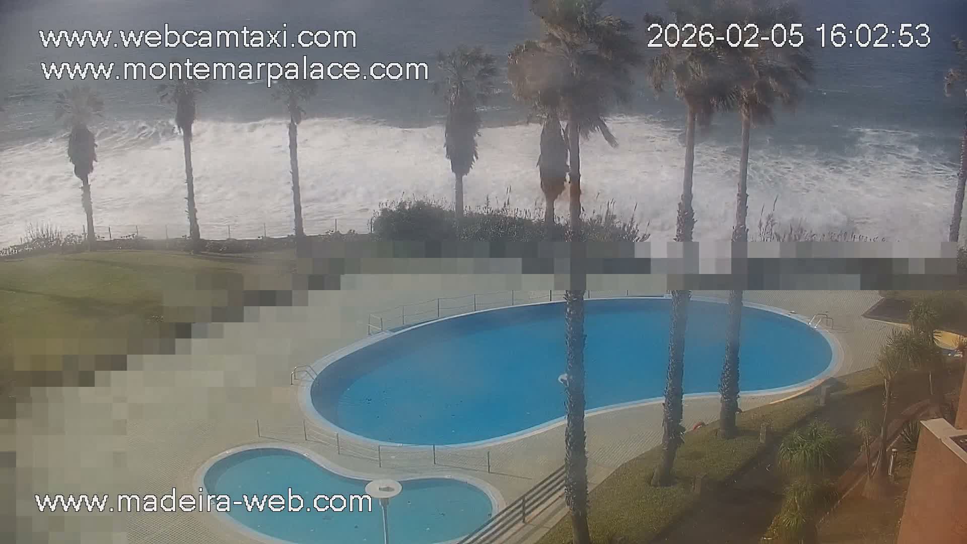 Ponta Delgada Coast  Live Cam from Monte Mar Palace Hotel - Sao Vicente, Madeira, Portugal