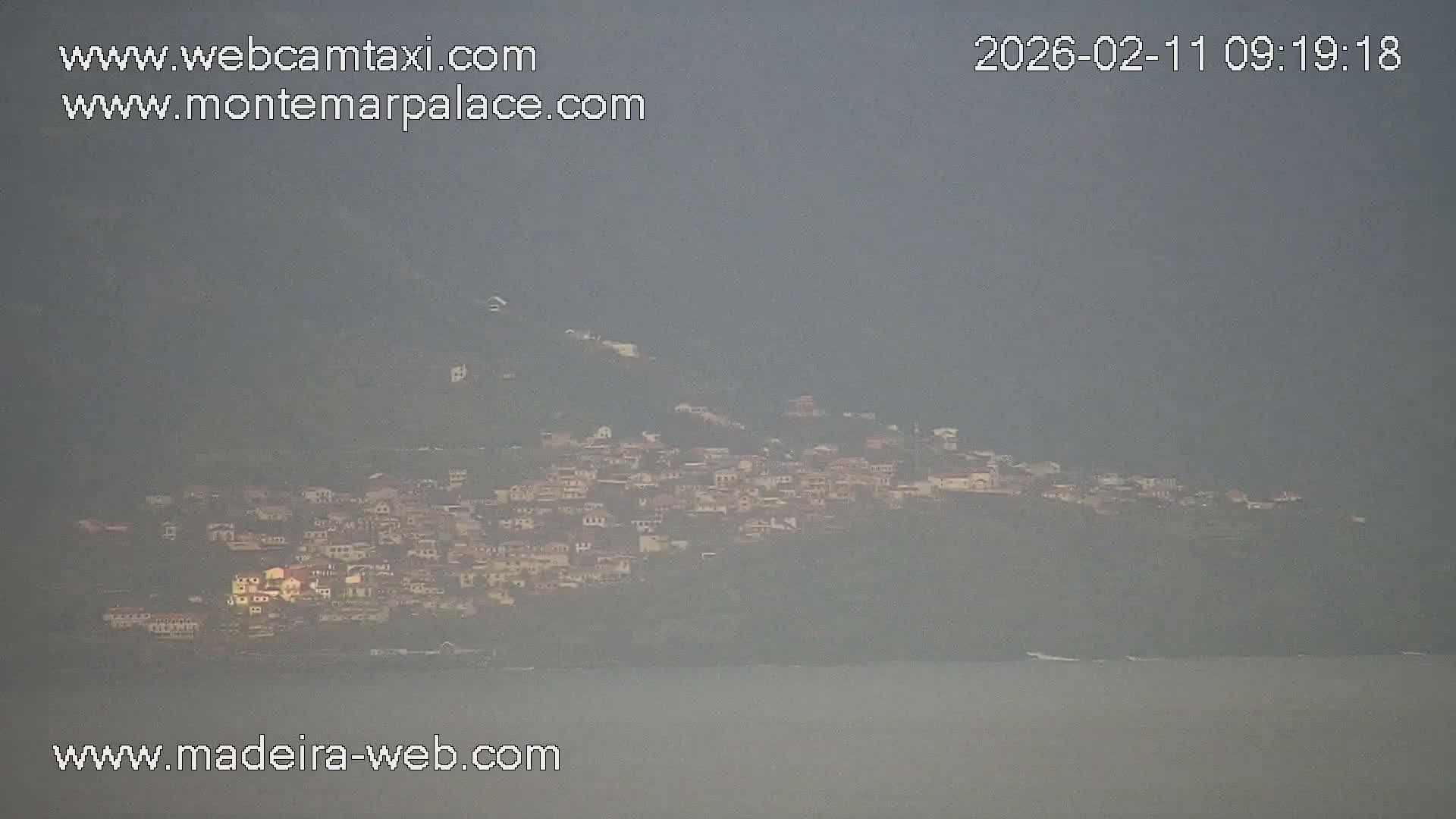 Ponta Delgada Coast  Live Cam from Monte Mar Palace Hotel - Sao Vicente, Madeira, Portugal
