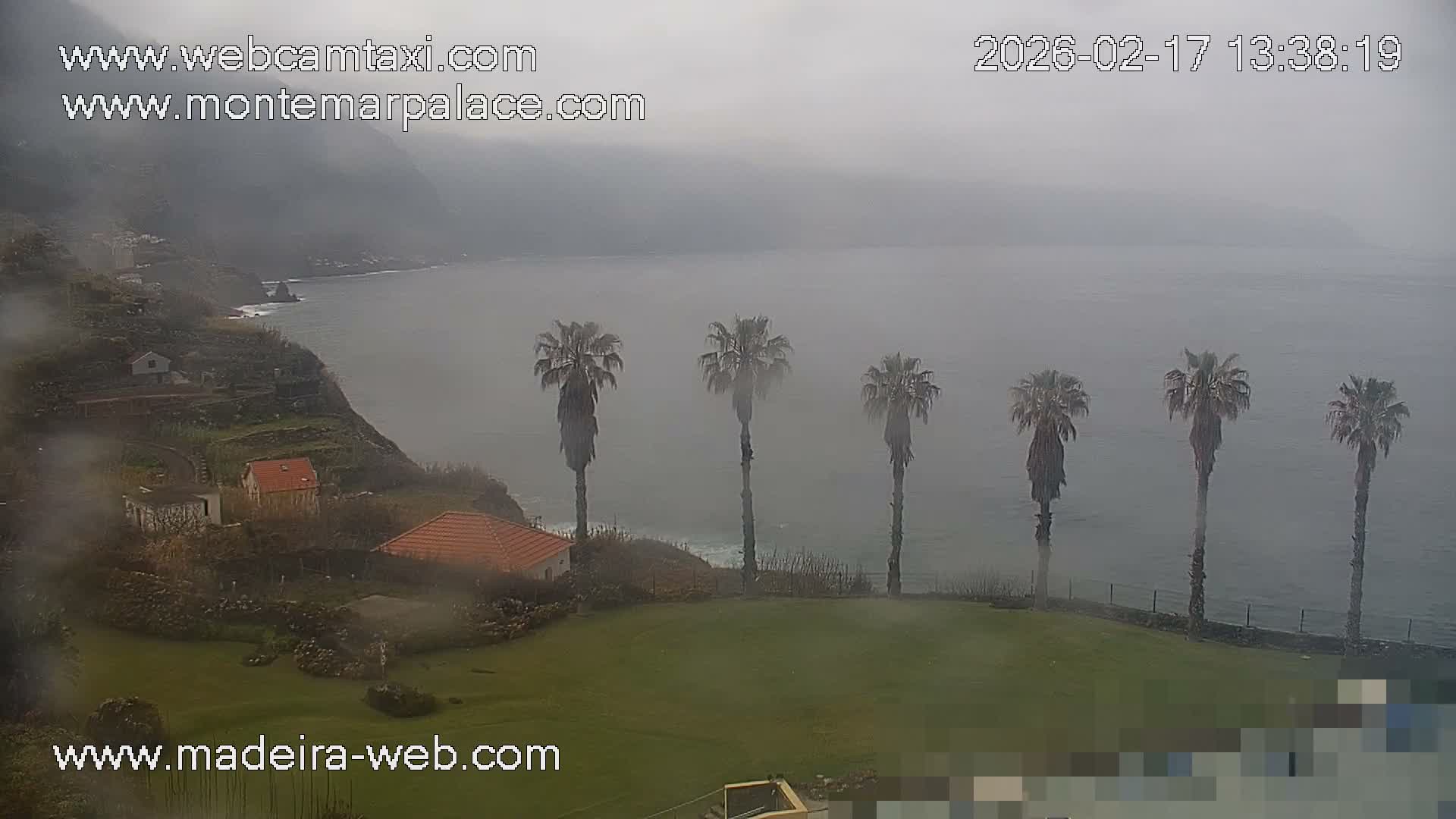 Ponta Delgada Coast  Live Cam from Monte Mar Palace Hotel - Sao Vicente, Madeira, Portugal