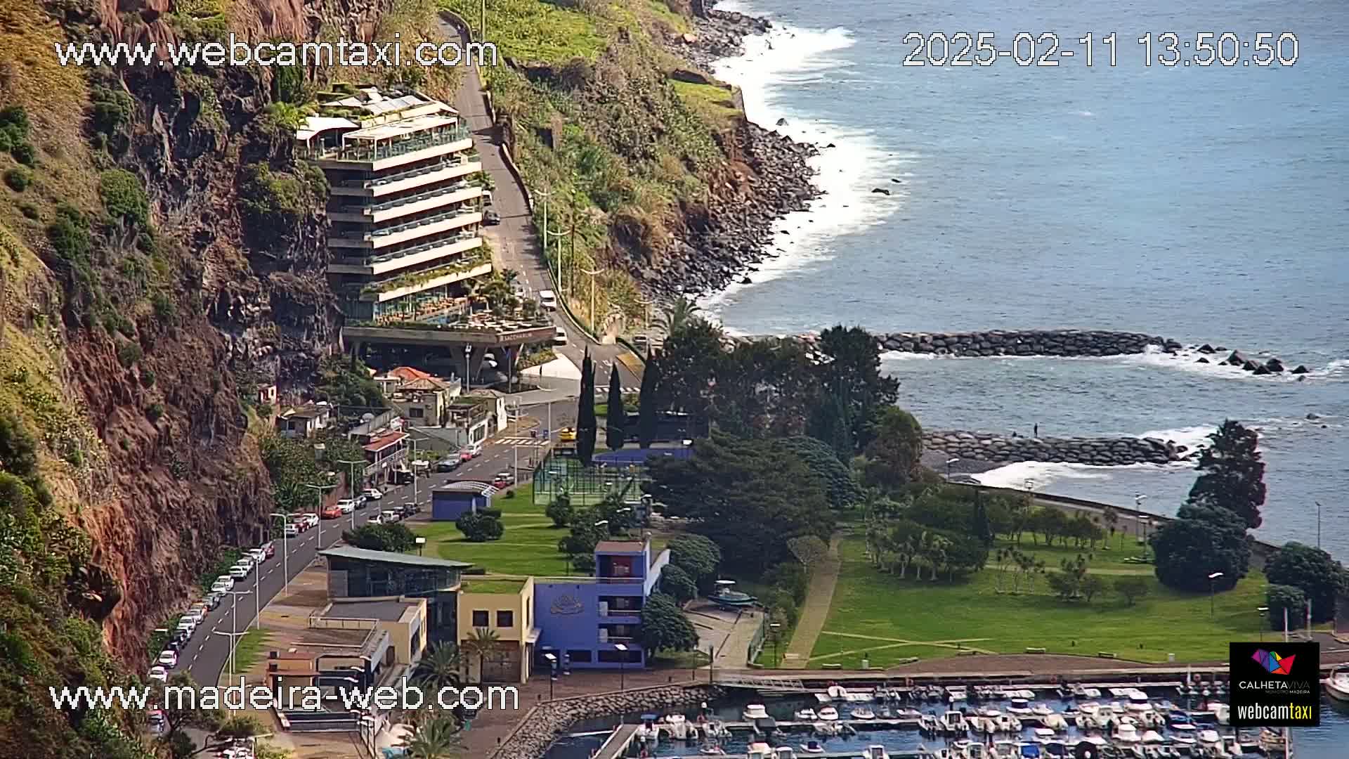 Calheta City & Coast Skyline PTZ Live Cam – Calheta, Madeira, Portugal