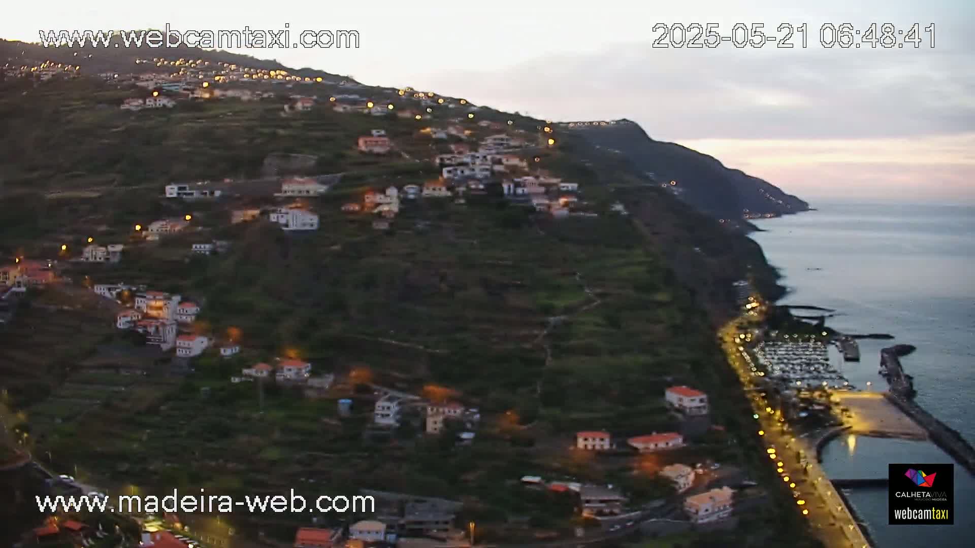 Calheta City & Coast Skyline PTZ Live Cam – Calheta, Madeira, Portugal
