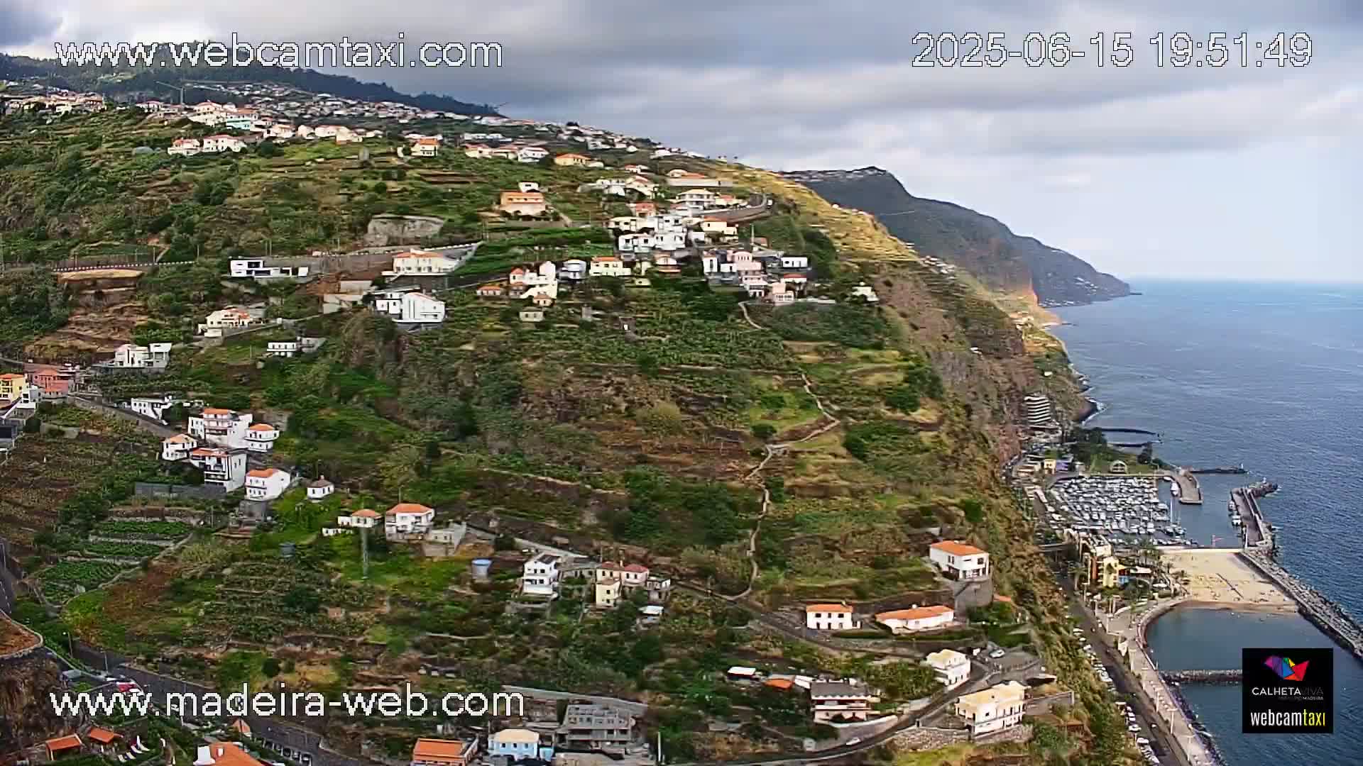 Calheta City & Coast Skyline PTZ Live Cam – Calheta, Madeira, Portugal