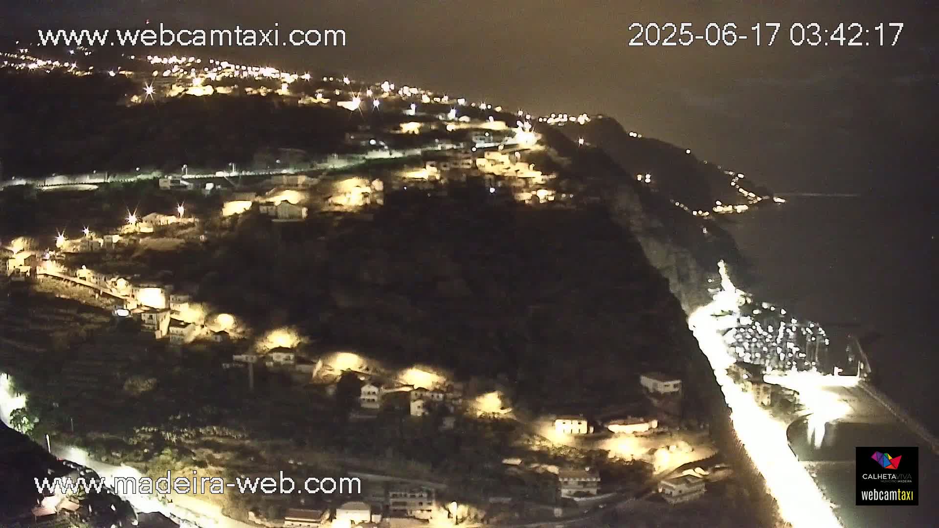 Calheta City & Coast Skyline PTZ Live Cam – Calheta, Madeira, Portugal