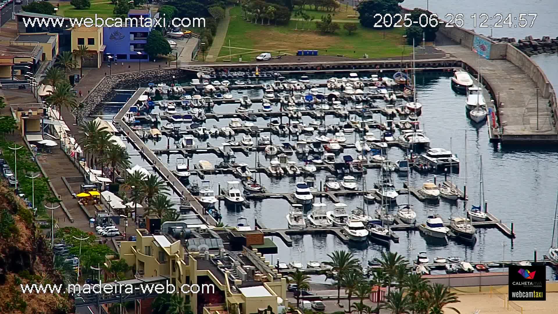 Calheta City & Coast Skyline PTZ Live Cam – Calheta, Madeira, Portugal