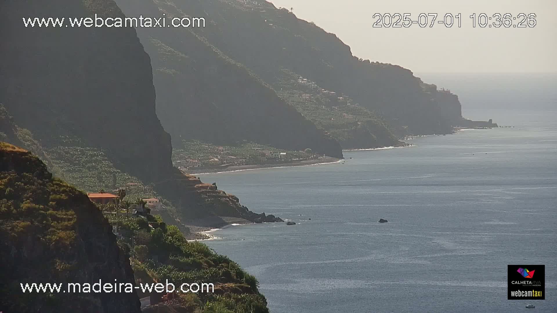 Calheta City & Coast Skyline PTZ Live Cam – Calheta, Madeira, Portugal
